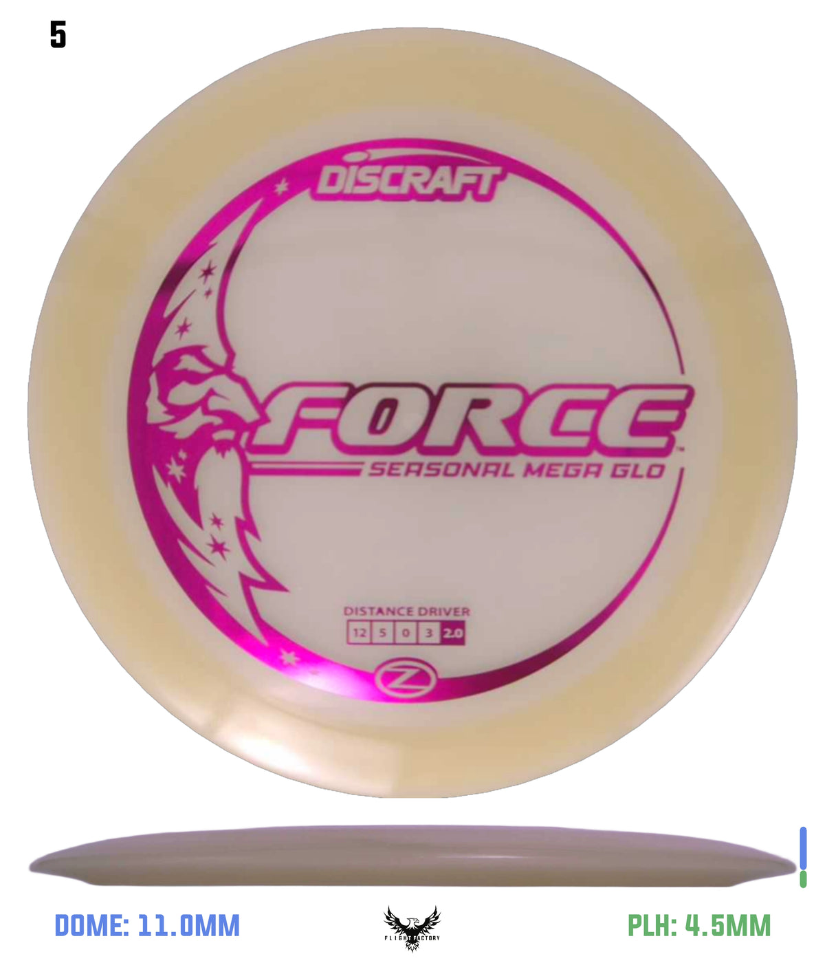 Discraft Seasonal Mega Glo Z Force