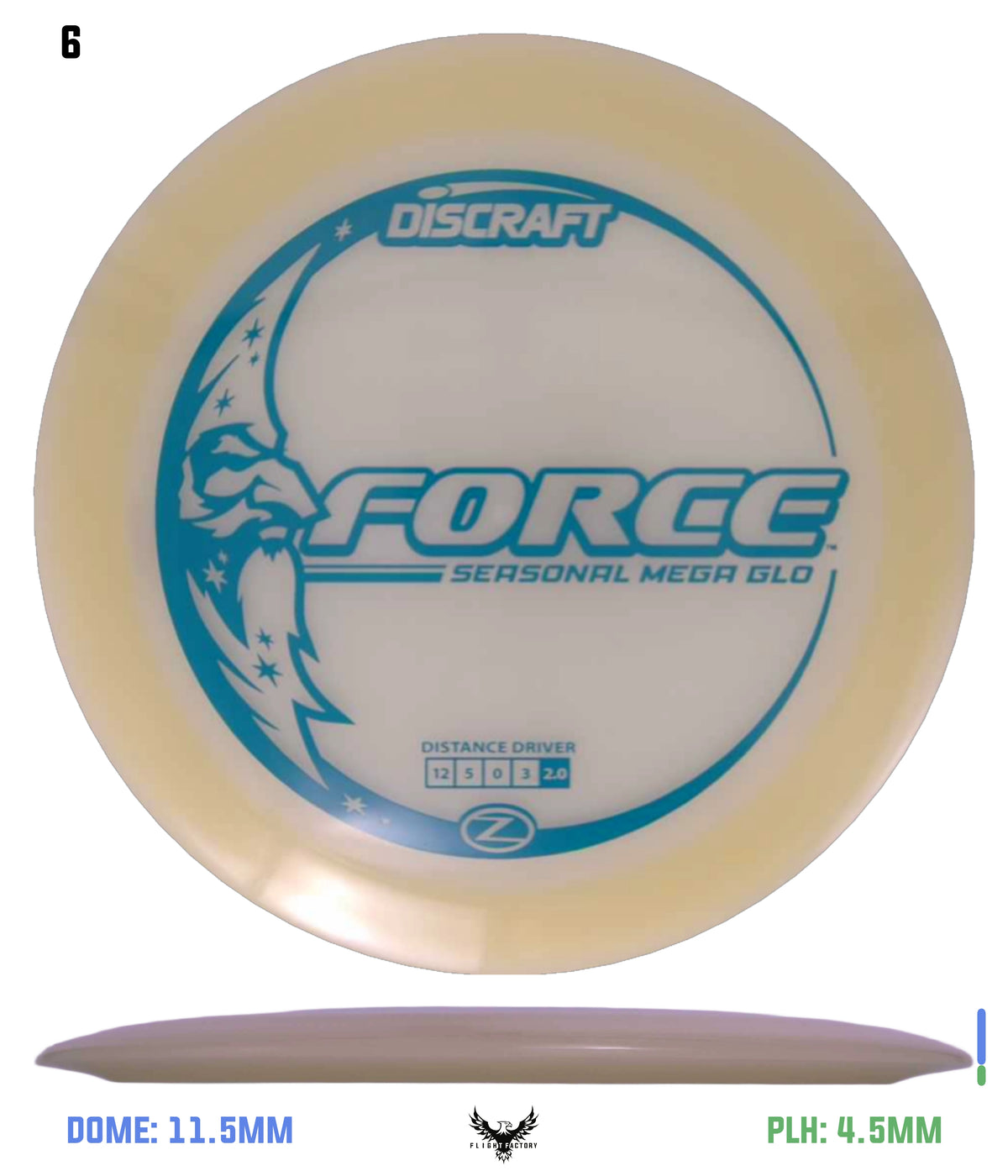 Discraft Seasonal Mega Glo Z Force