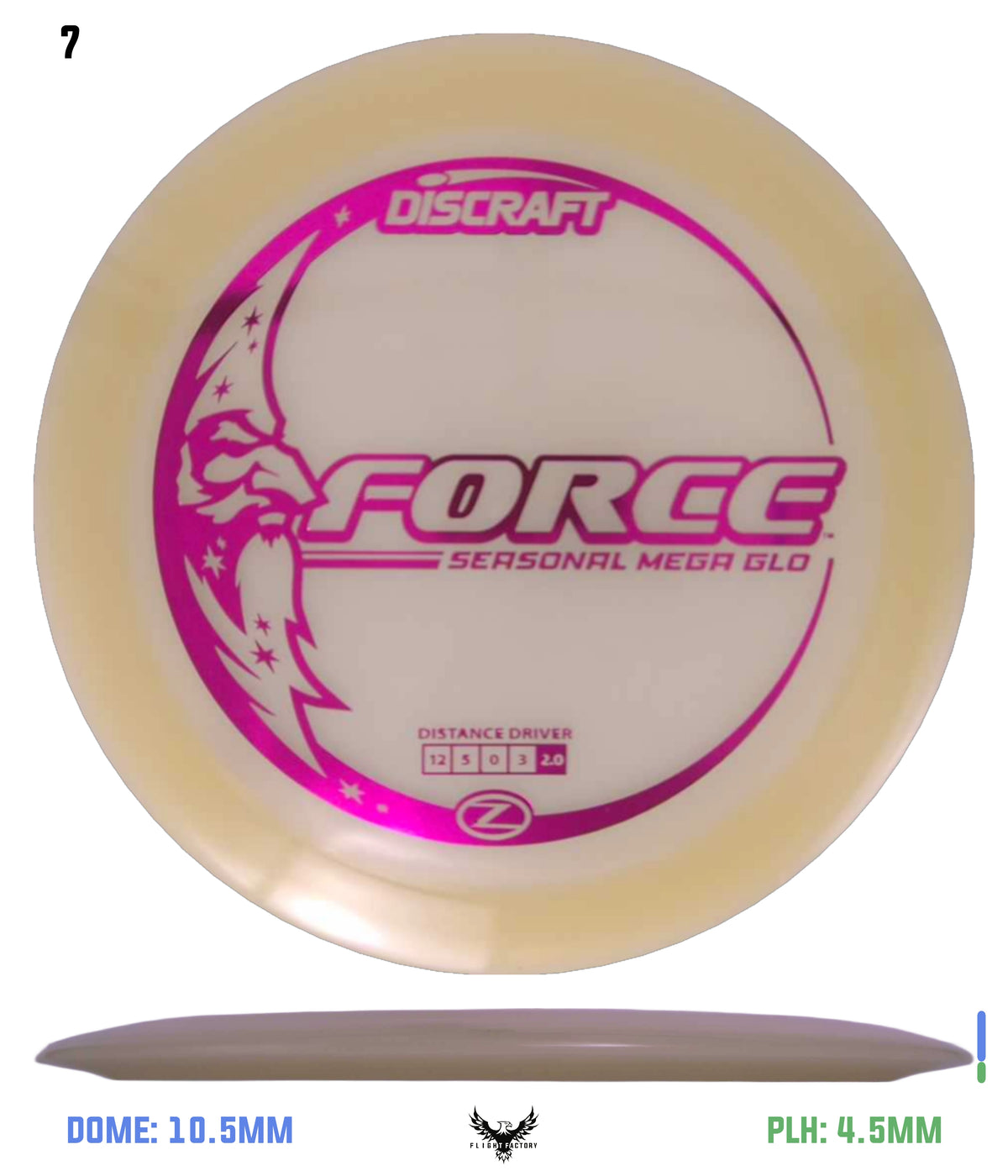 Discraft Seasonal Mega Glo Z Force