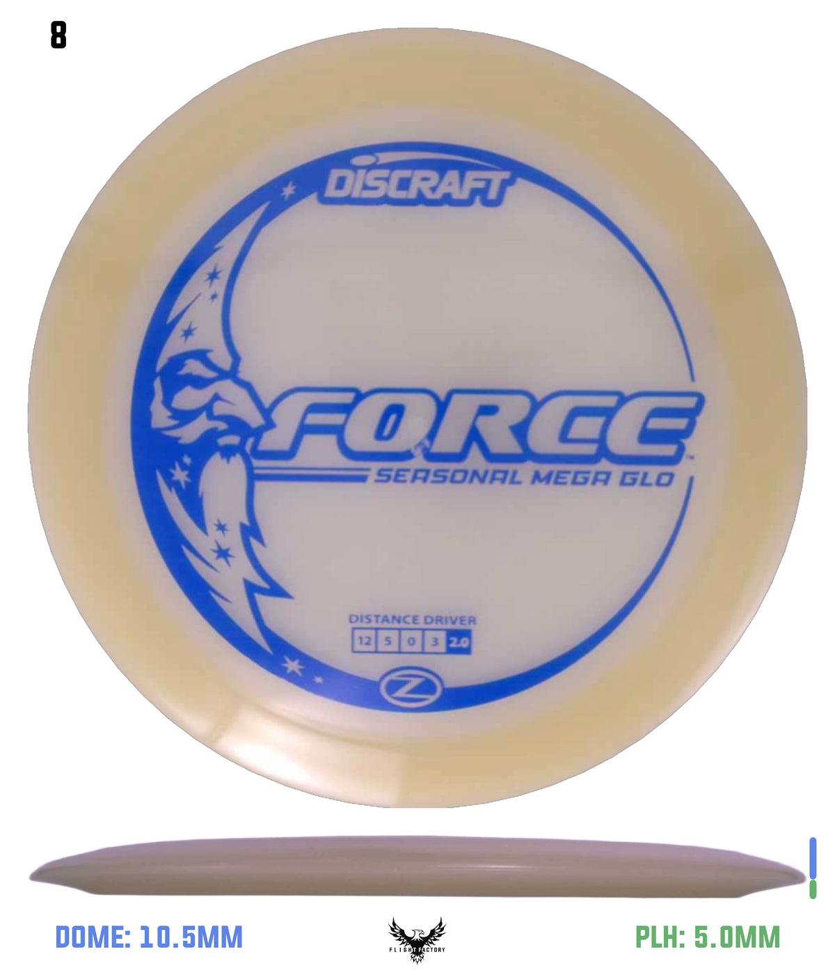 Discraft Seasonal Mega Glo Z Force