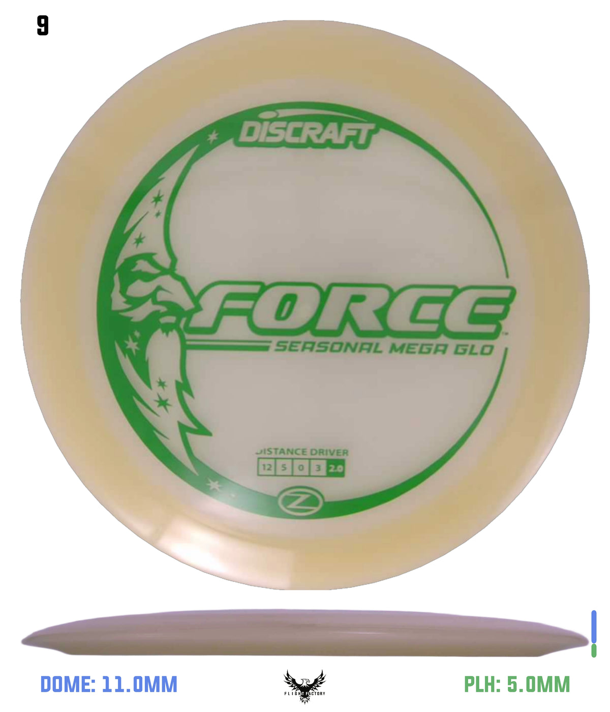 Discraft Seasonal Mega Glo Z Force