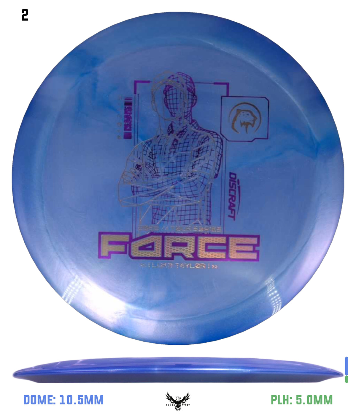 Discraft 2026 Luke Taylor Tour Series V2 Force