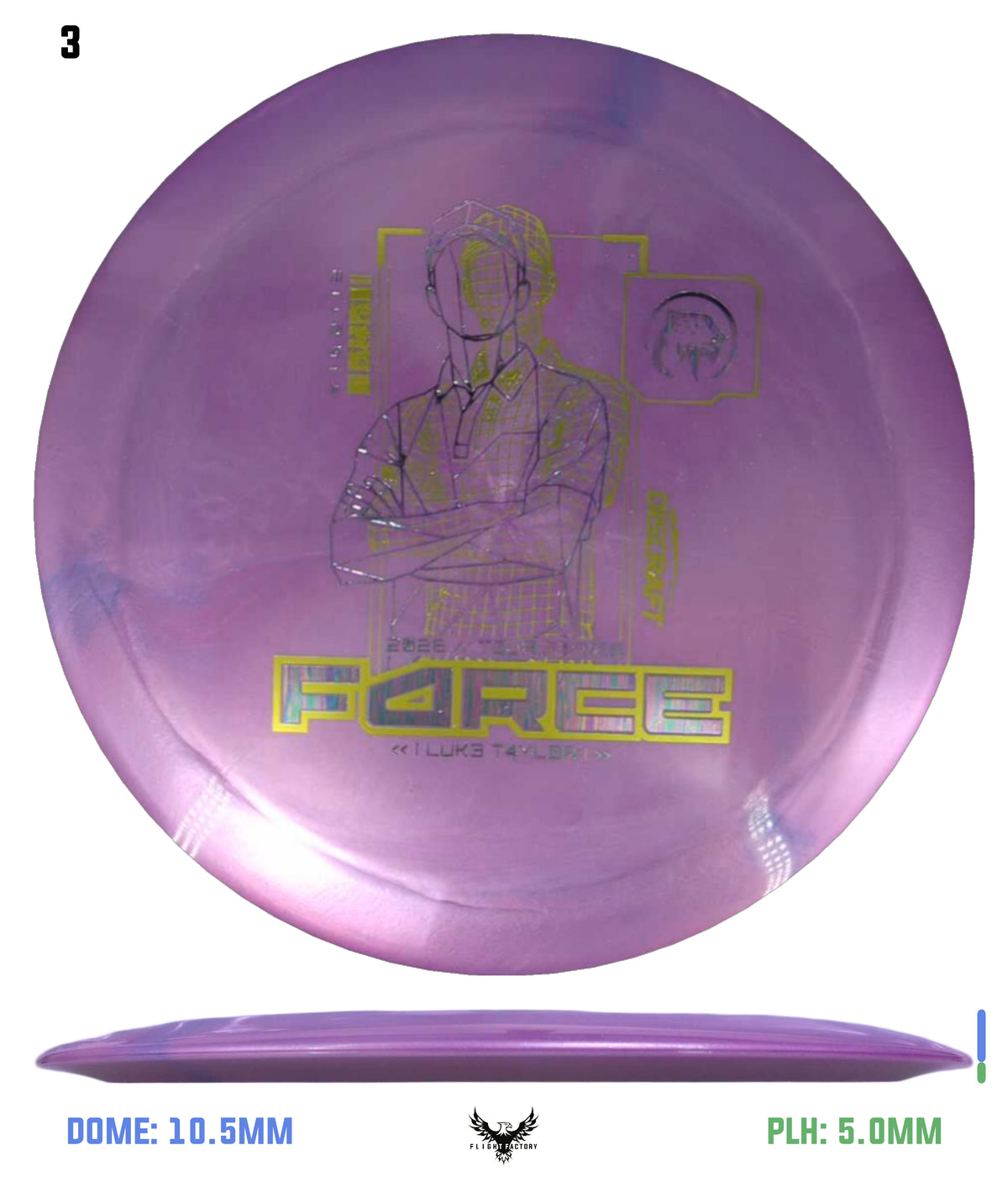 Discraft 2026 Luke Taylor Tour Series V2 Force
