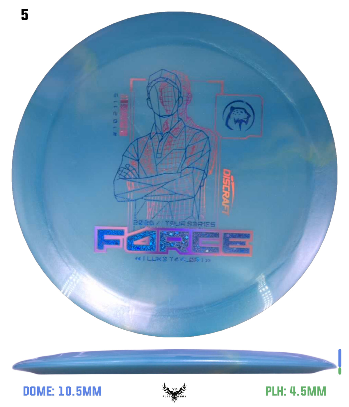 Discraft 2026 Luke Taylor Tour Series V2 Force