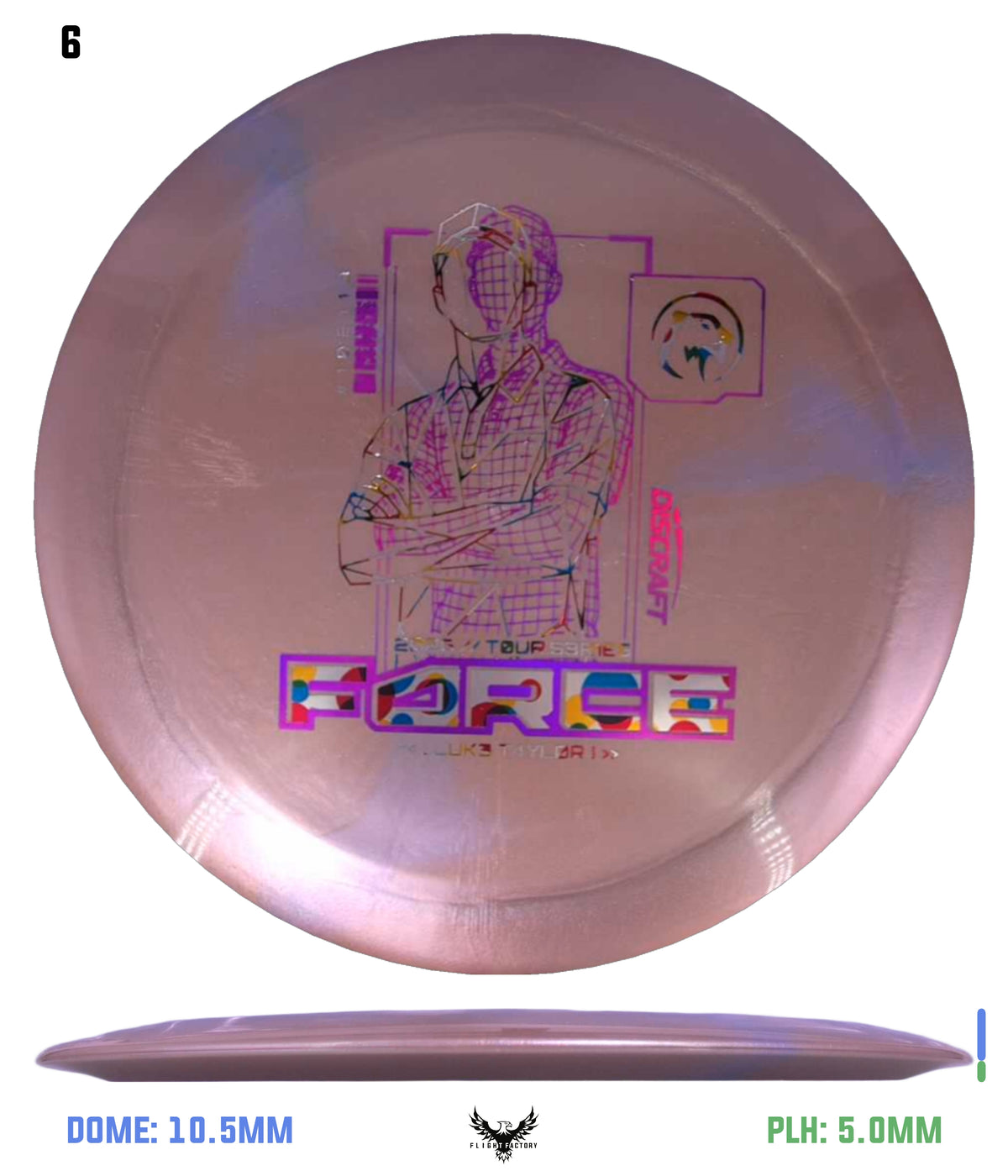 Discraft 2026 Luke Taylor Tour Series V2 Force
