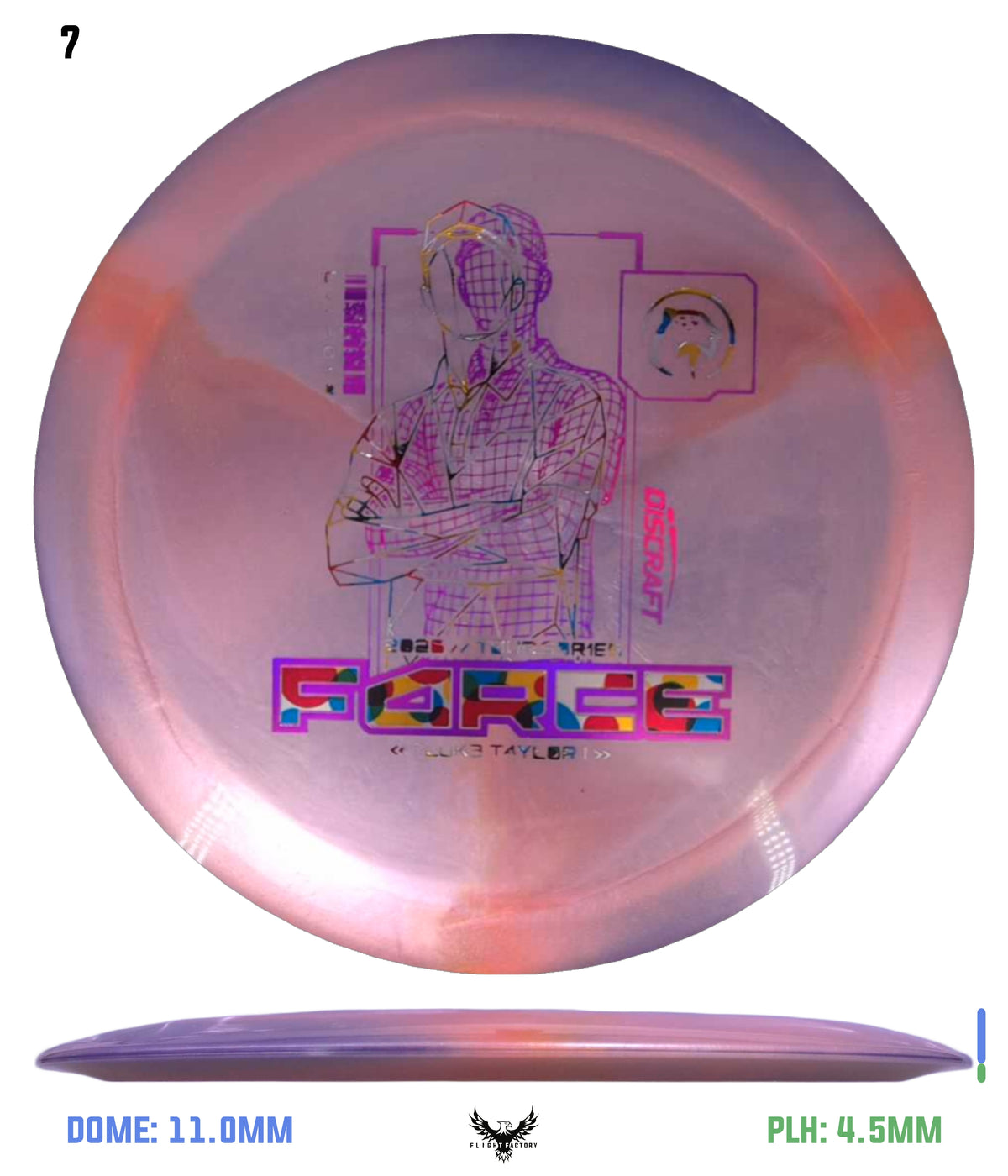 Discraft 2026 Luke Taylor Tour Series V2 Force