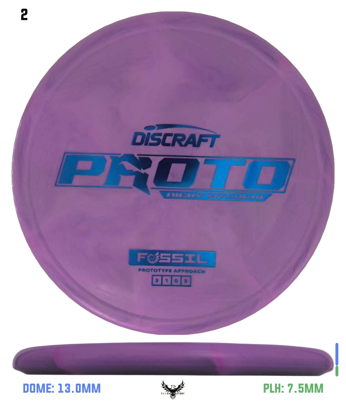 Discraft Ricky Wysocki Prototype Fossil