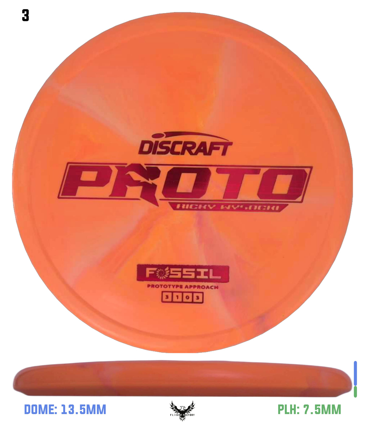 Discraft Ricky Wysocki Prototype Fossil