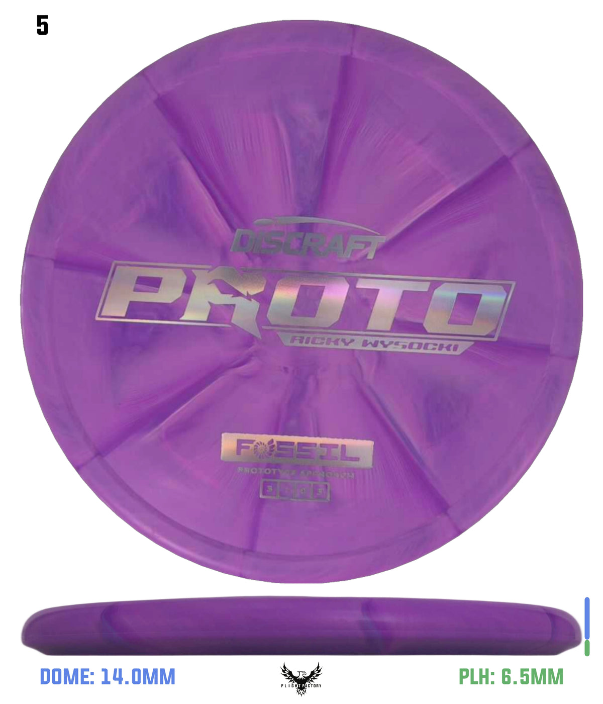 Discraft Ricky Wysocki Prototype Fossil