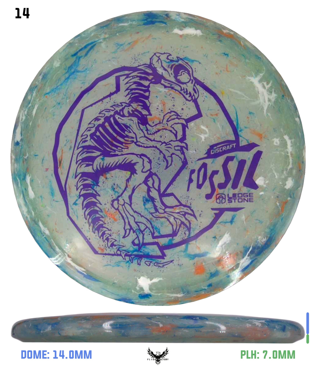 Discraft Ricky Wysocki Jawbreaker Z FLX Fossil - Ledgestone 2026 Season 2