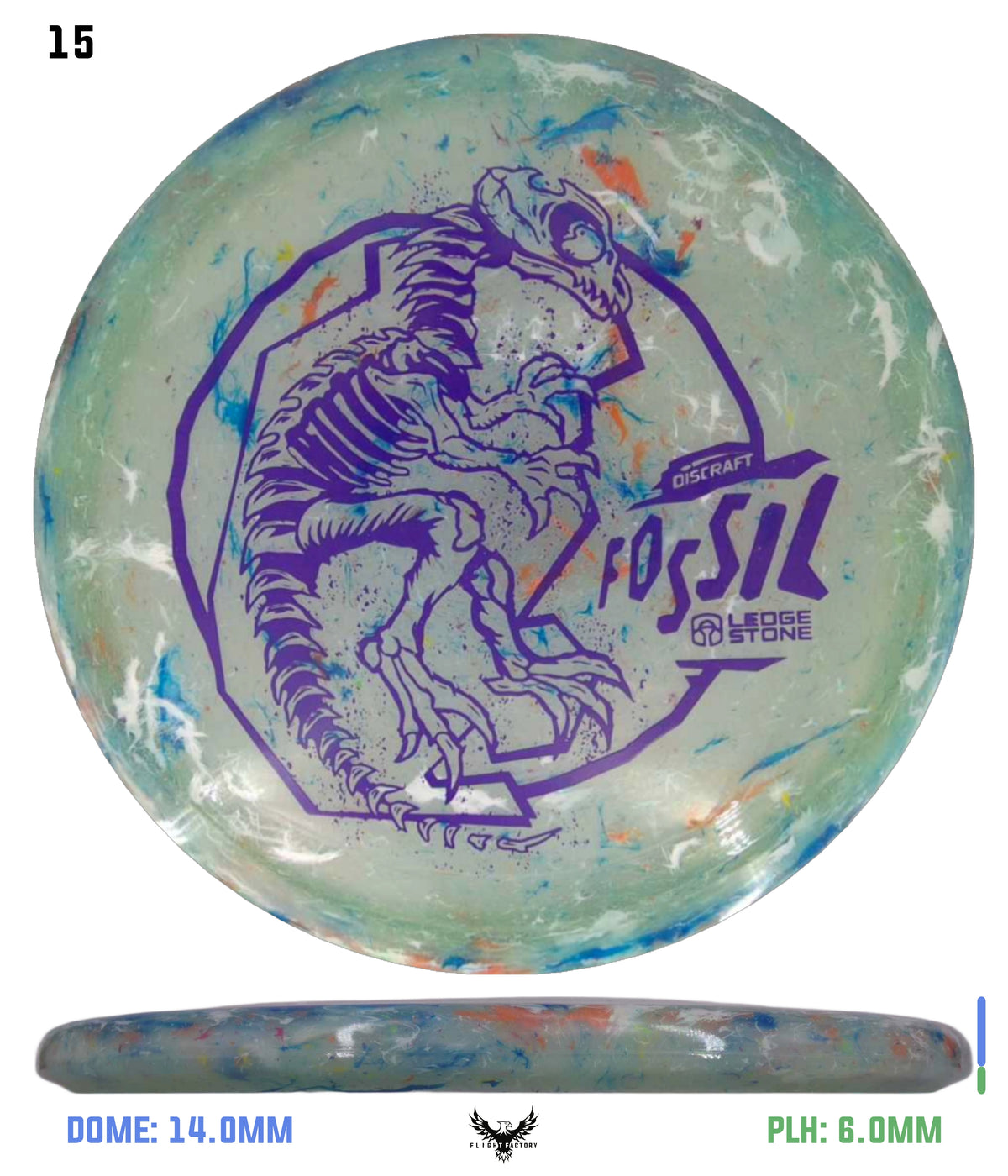 Discraft Ricky Wysocki Jawbreaker Z FLX Fossil - Ledgestone 2026 Season 2