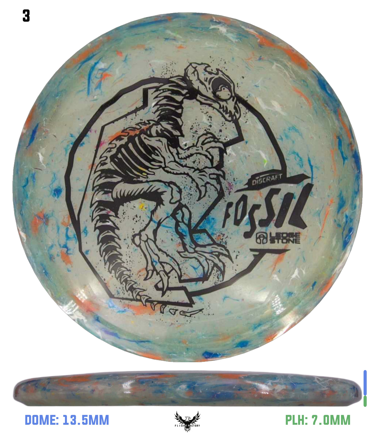 Discraft Ricky Wysocki Jawbreaker Z FLX Fossil - Ledgestone 2026 Season 2