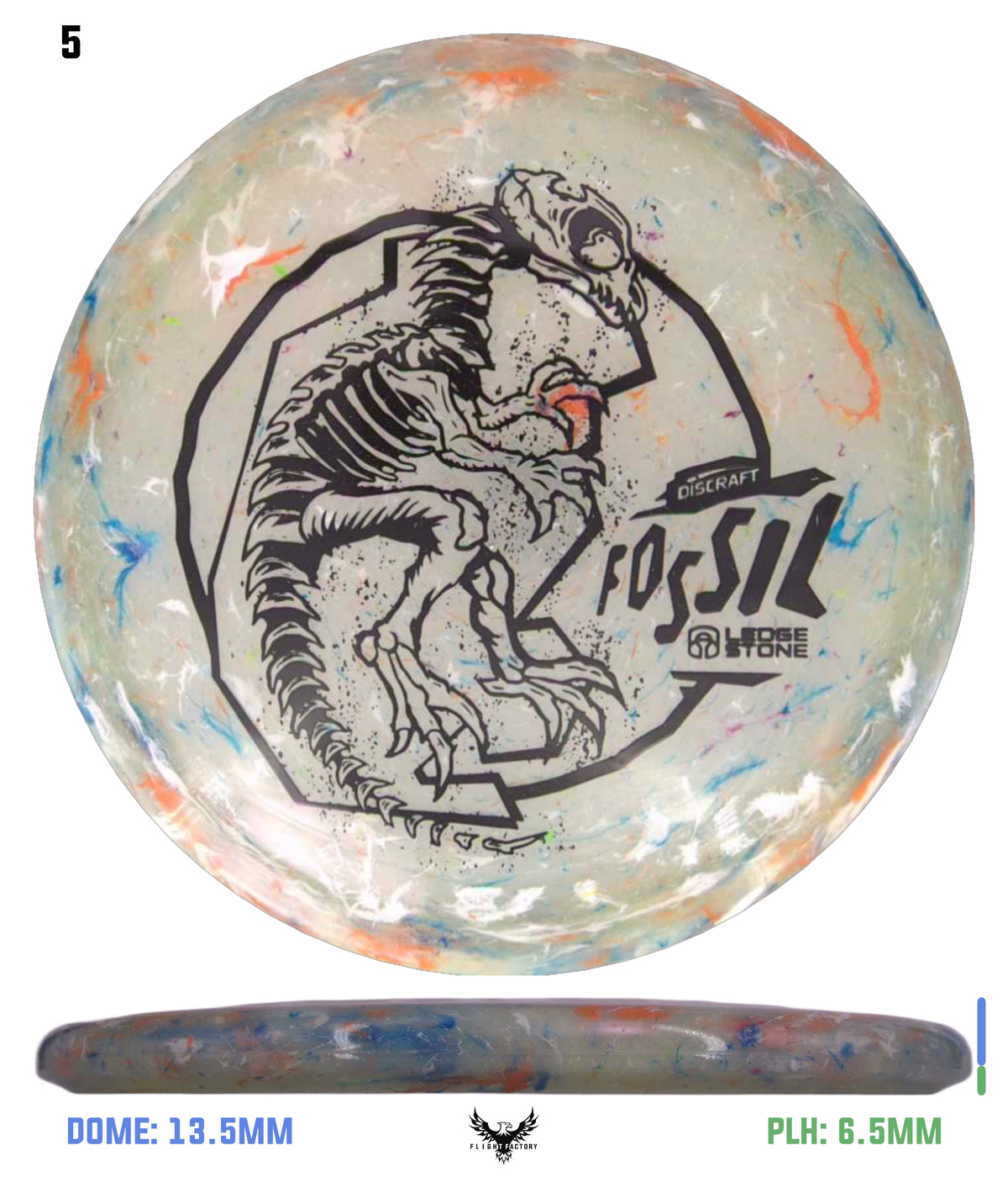 Discraft Ricky Wysocki Jawbreaker Z FLX Fossil - Ledgestone 2026 Season 2
