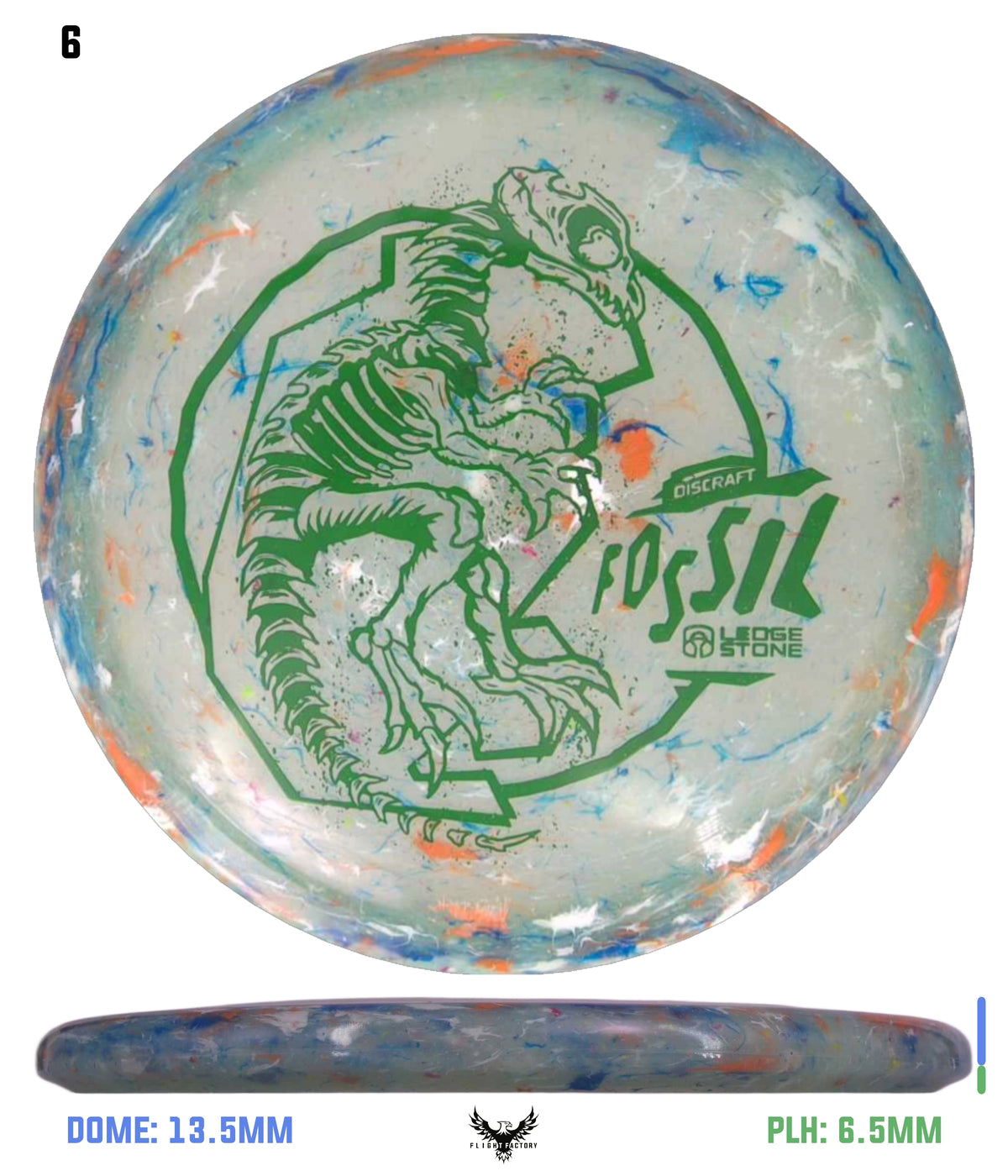 Discraft Ricky Wysocki Jawbreaker Z FLX Fossil - Ledgestone 2026 Season 2