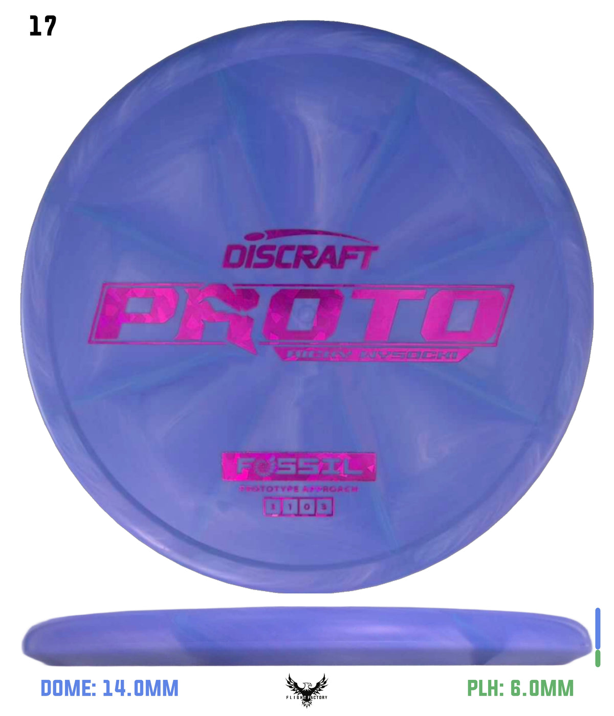 Discraft Ricky Wysocki Prototype Fossil