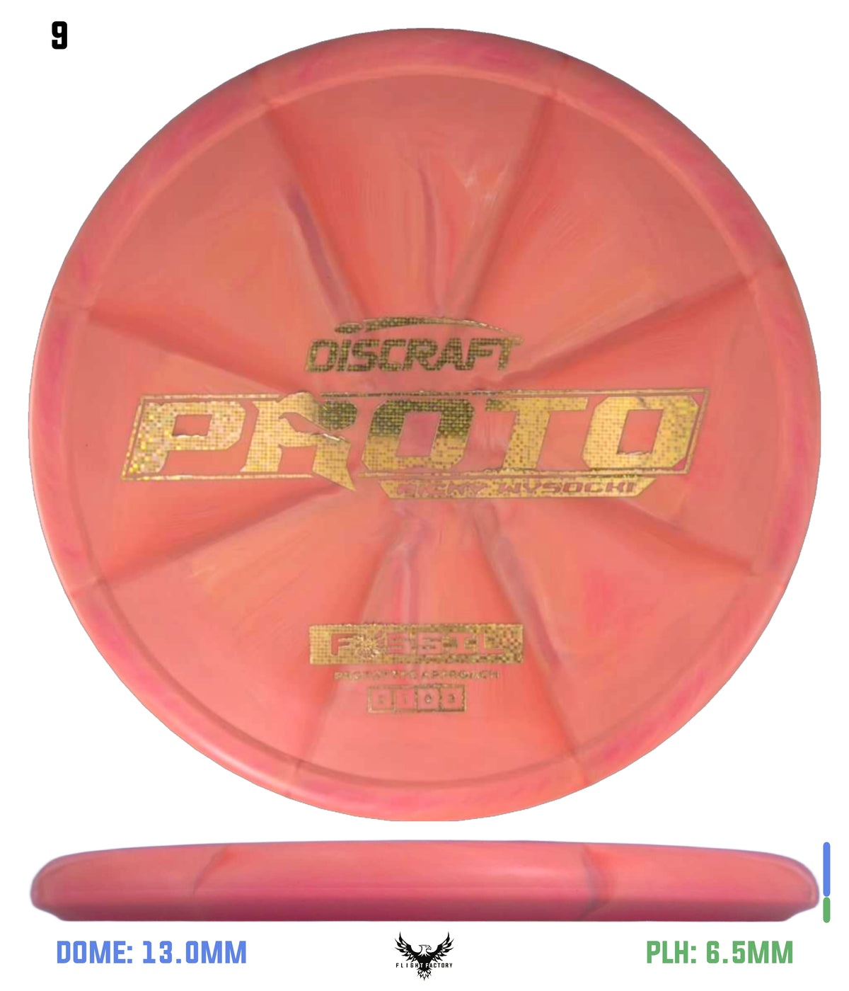 Discraft Ricky Wysocki Prototype Fossil