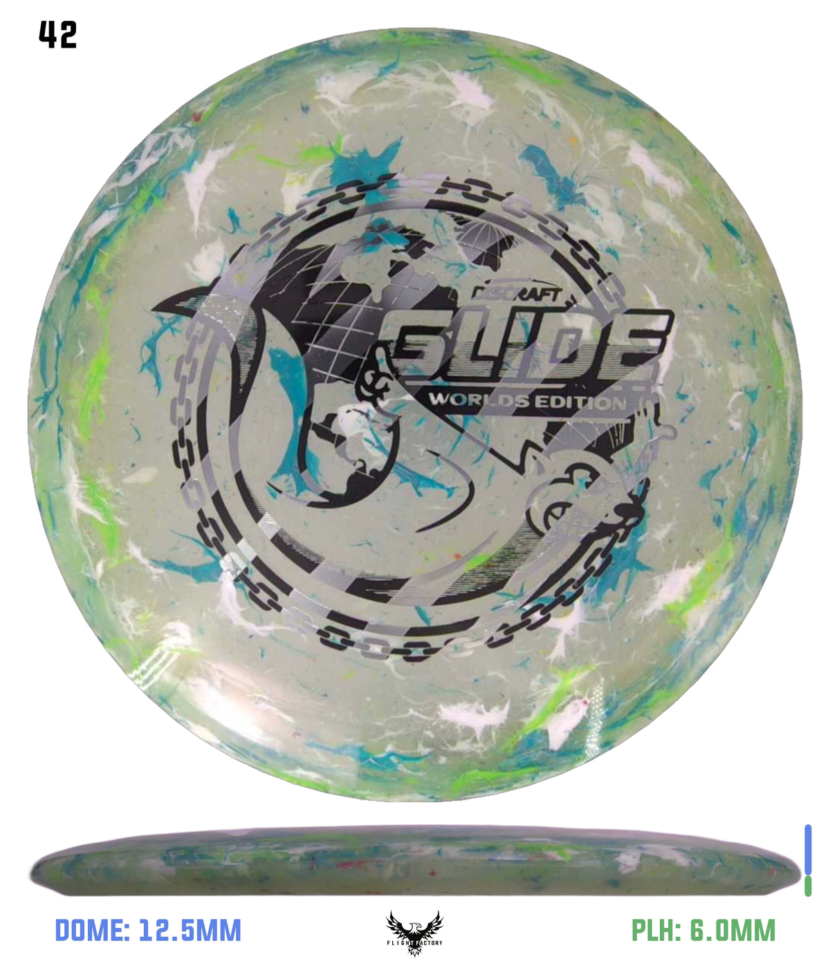 Discraft Jawbreaker Z FLX Glide - "Around the World" 2026 Worlds Edition