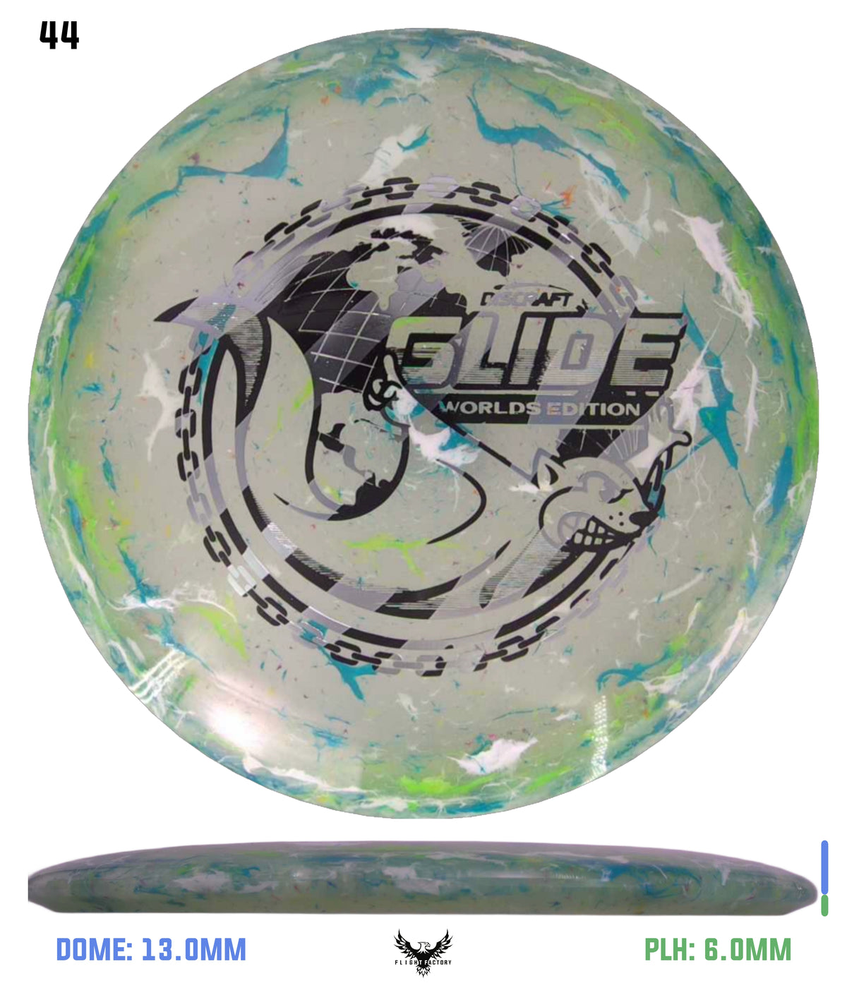 Discraft Jawbreaker Z FLX Glide - "Around the World" 2026 Worlds Edition