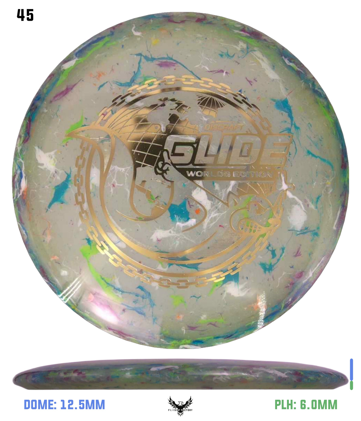 Discraft Jawbreaker Z FLX Glide - "Around the World" 2026 Worlds Edition