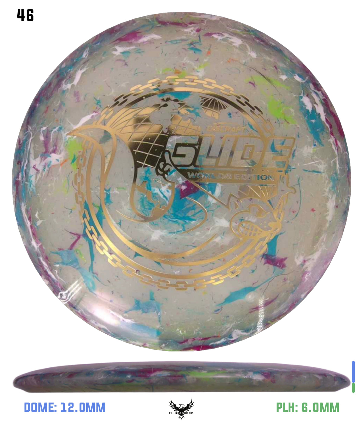 Discraft Jawbreaker Z FLX Glide - "Around the World" 2026 Worlds Edition