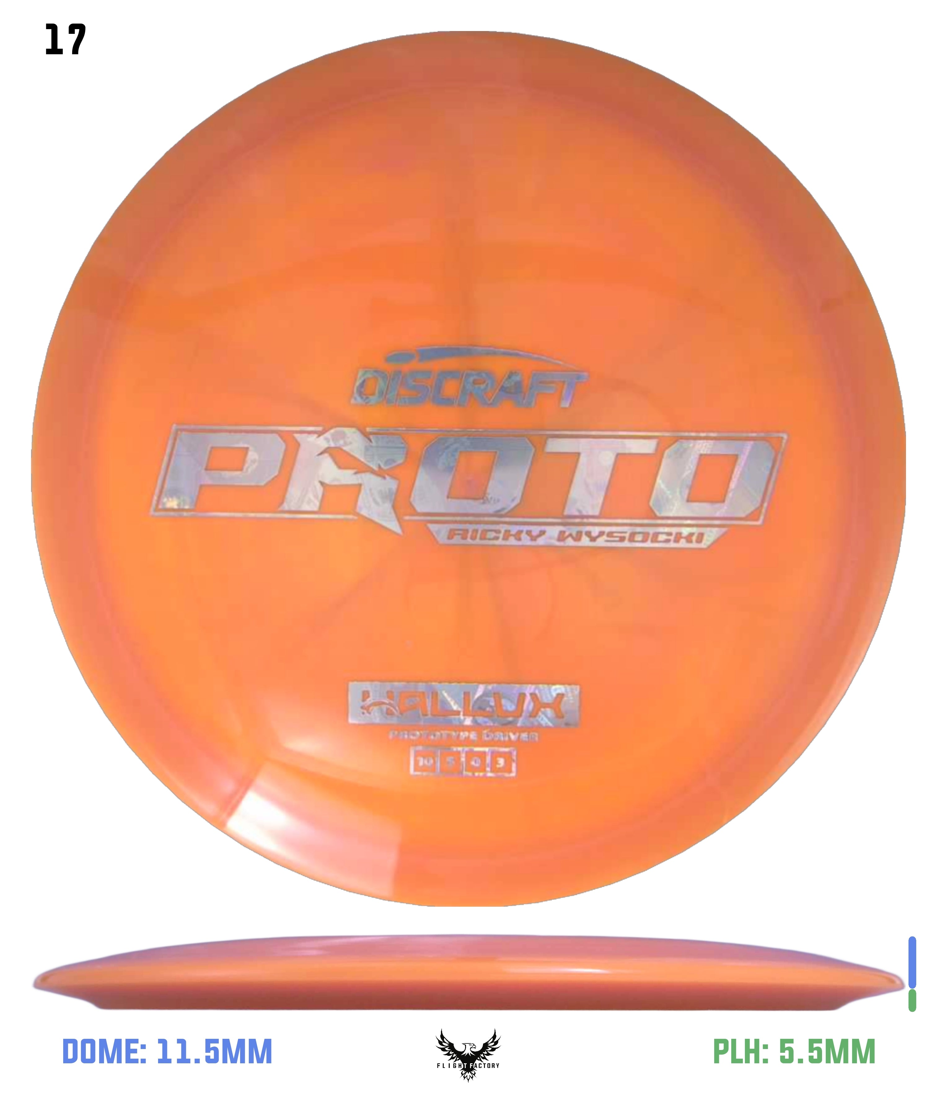Discraft Ricky Wysocki Prototype ESP Hallux - Flight Factory Discs