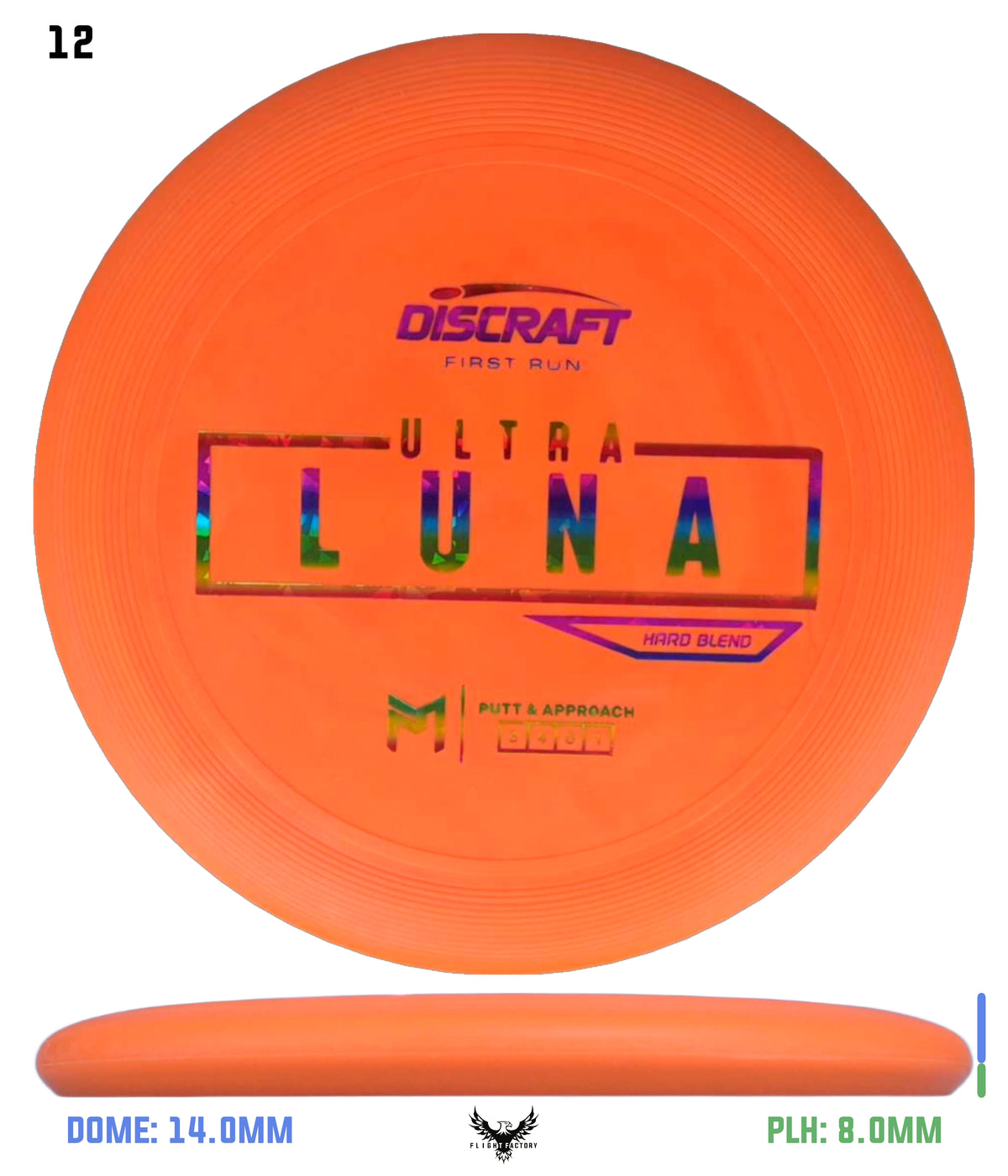 Discraft Paul McBeth First Run UltraLuna - Hard Putter Blend