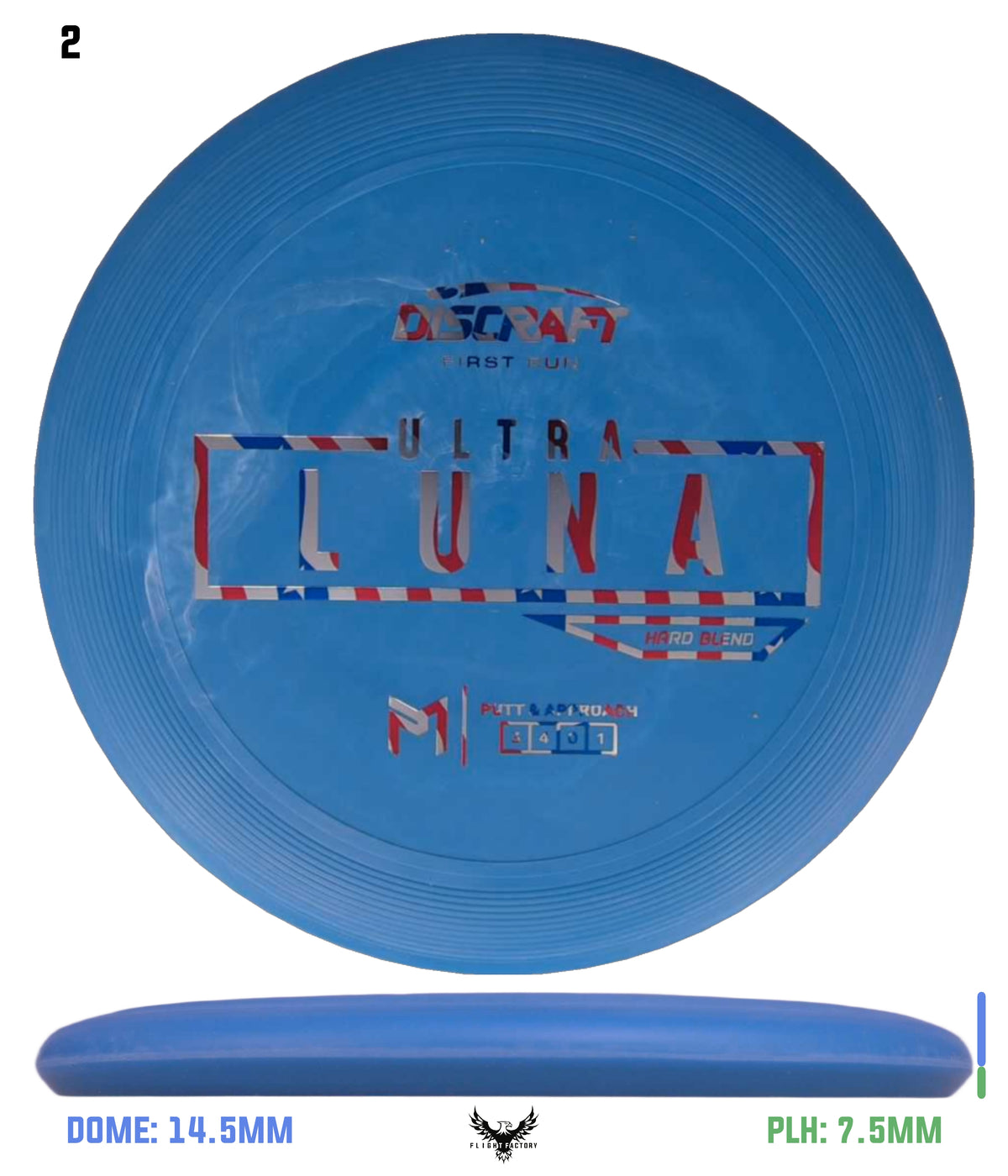 Discraft Paul McBeth First Run UltraLuna - Hard Putter Blend