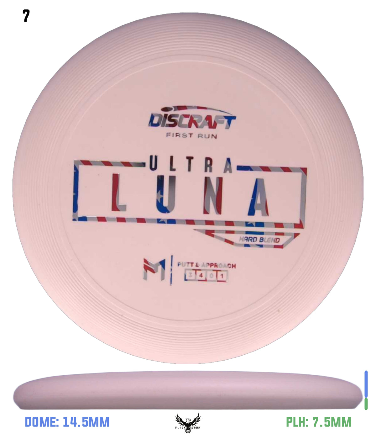 Discraft Paul McBeth First Run UltraLuna - Hard Putter Blend