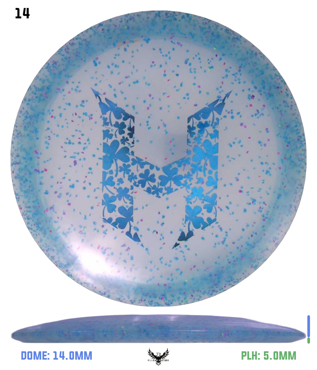 Discraft Confetti Z Heat - Holyn Handley Shamrock
