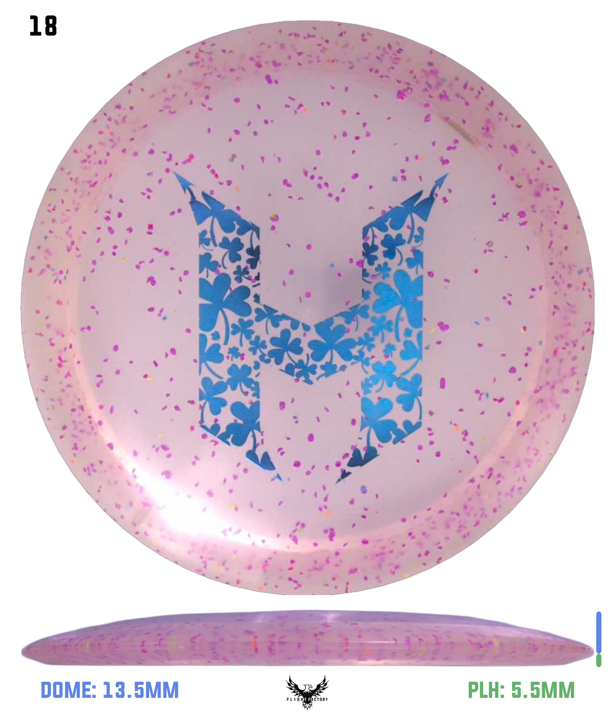 Discraft Confetti Z Heat - Holyn Handley Shamrock
