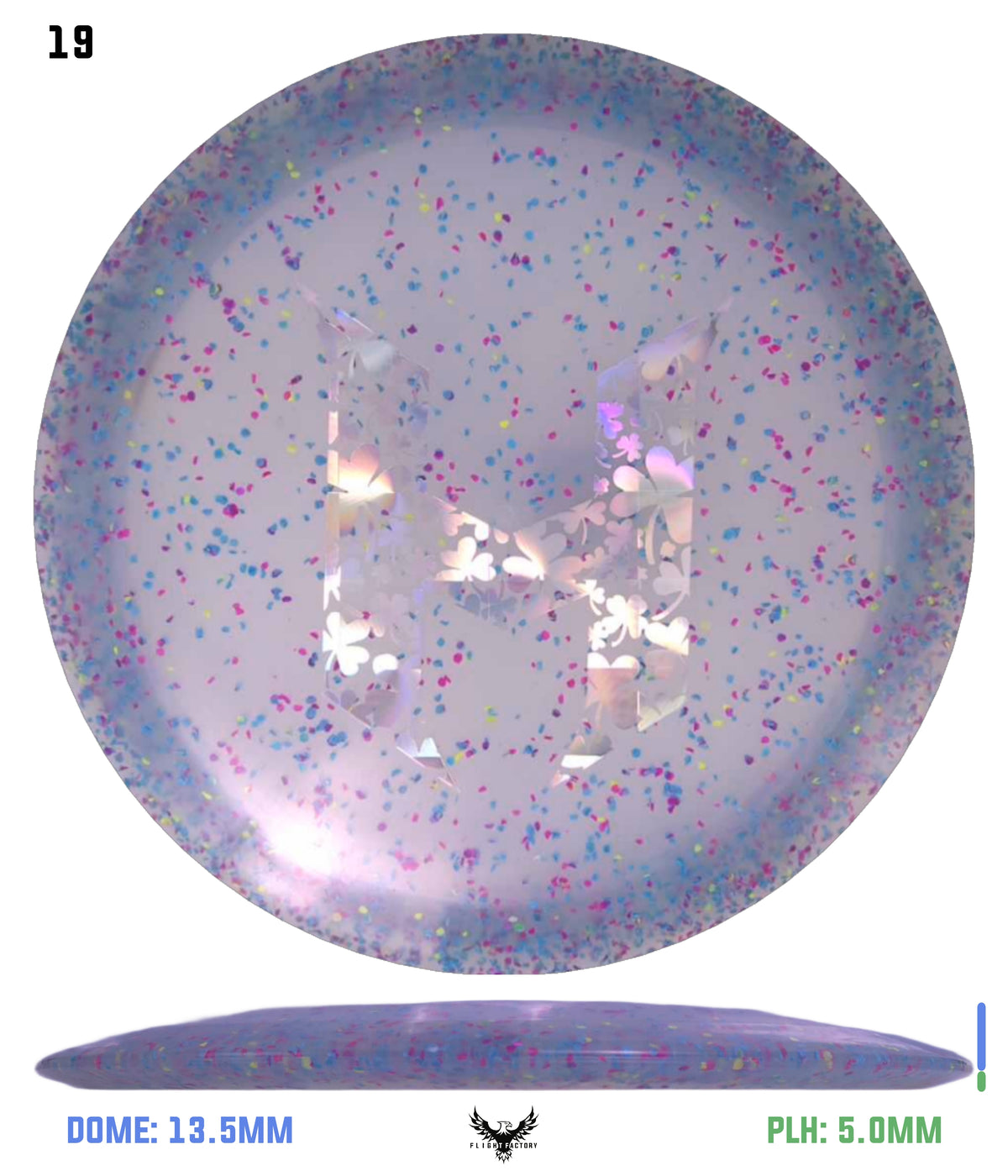 Discraft Confetti Z Heat - Holyn Handley Shamrock