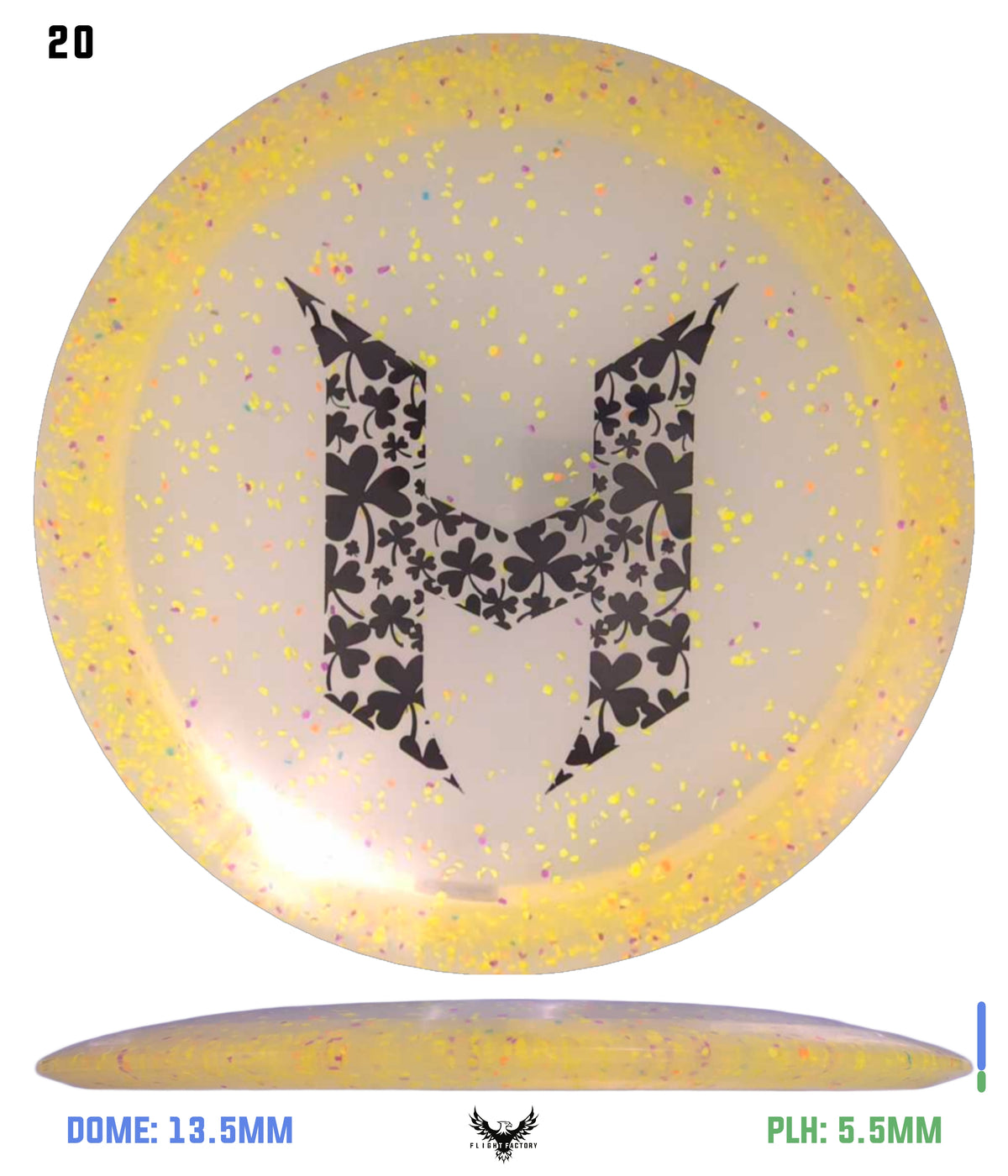 Discraft Confetti Z Heat - Holyn Handley Shamrock