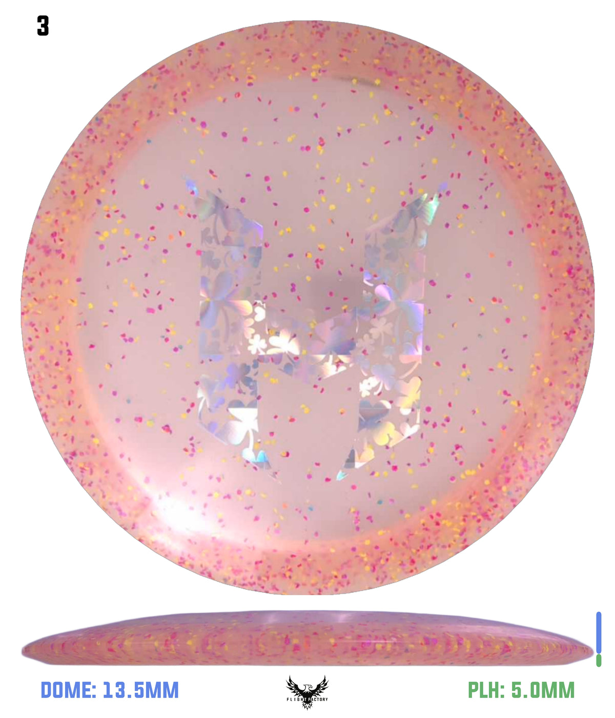 Discraft Confetti Z Heat - Holyn Handley Shamrock