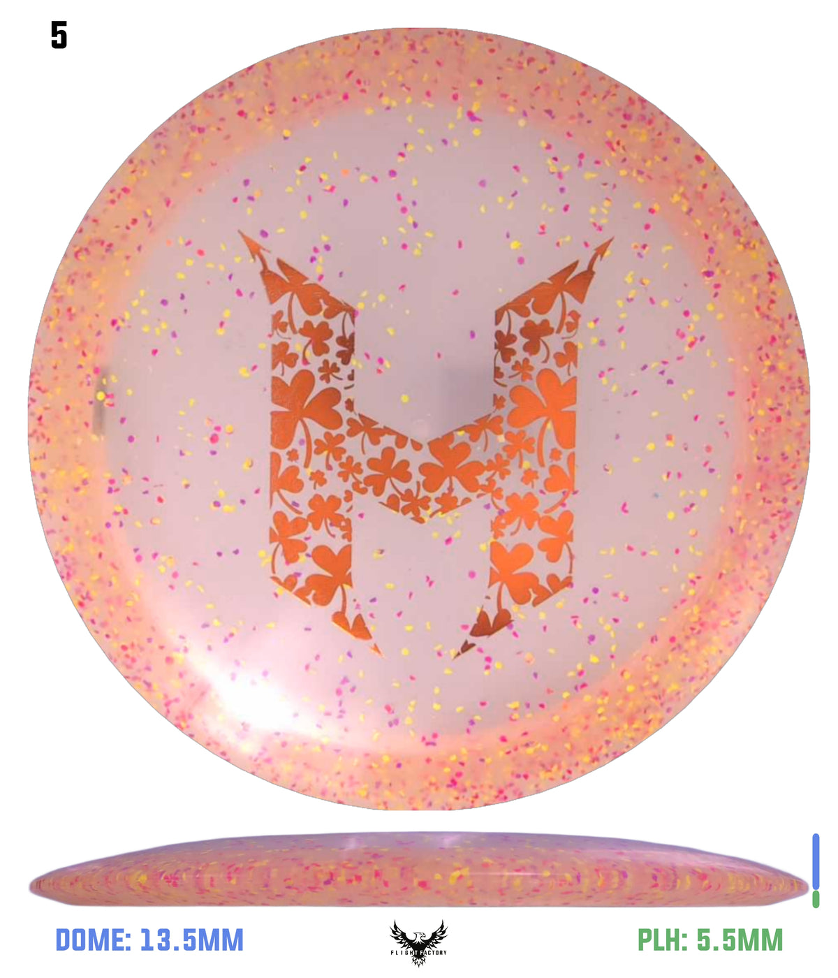 Discraft Confetti Z Heat - Holyn Handley Shamrock