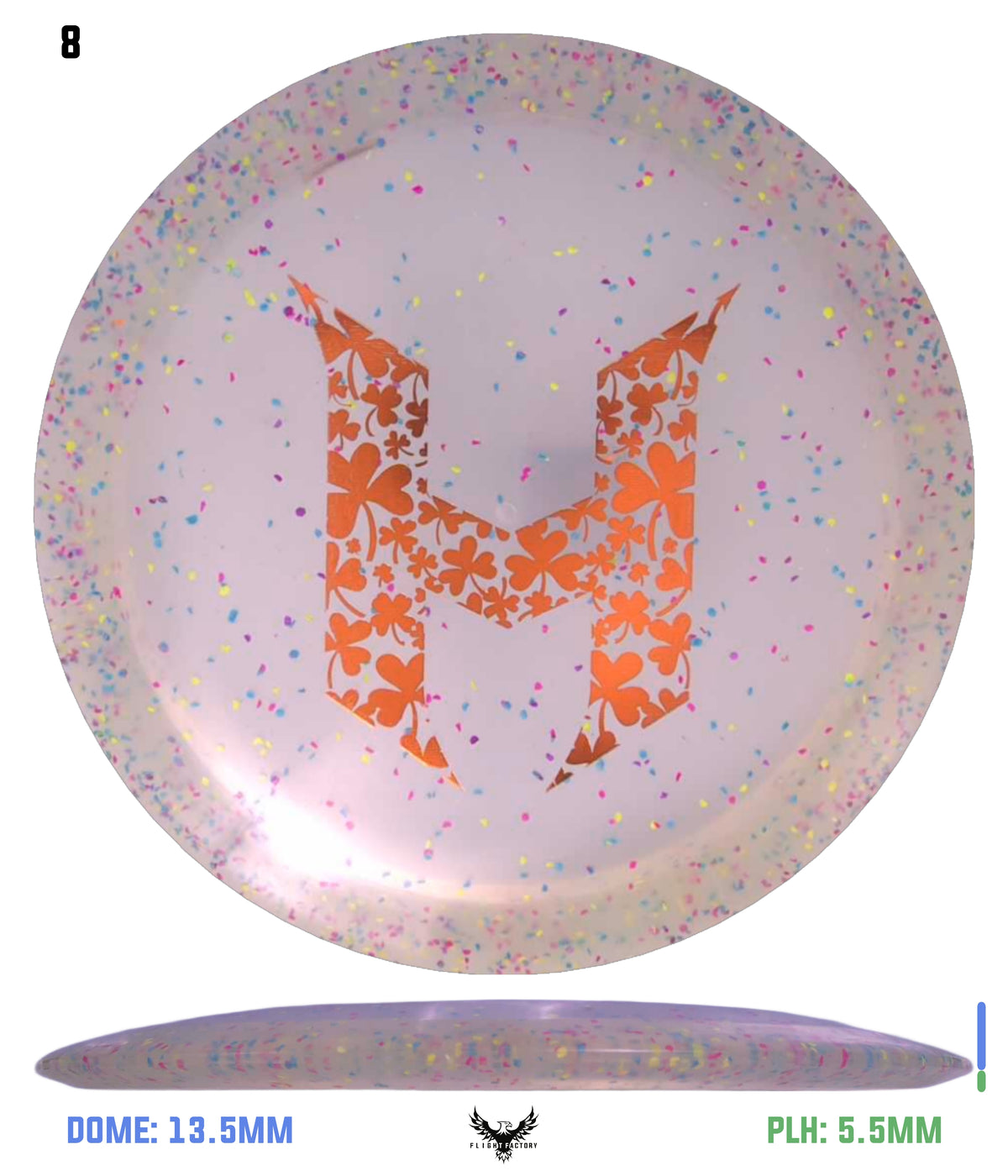 Discraft Confetti Z Heat - Holyn Handley Shamrock
