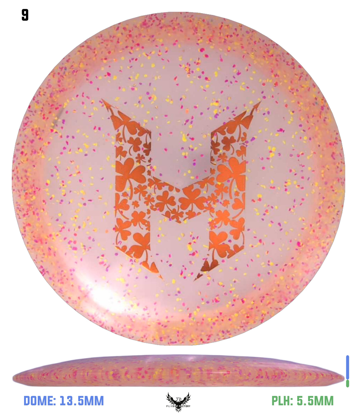Discraft Confetti Z Heat - Holyn Handley Shamrock