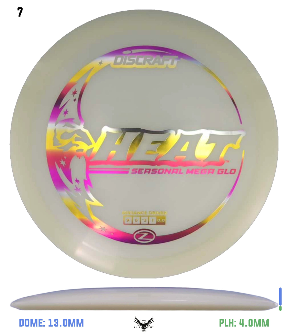 Discraft Seasonal Mega Glo Z Heat