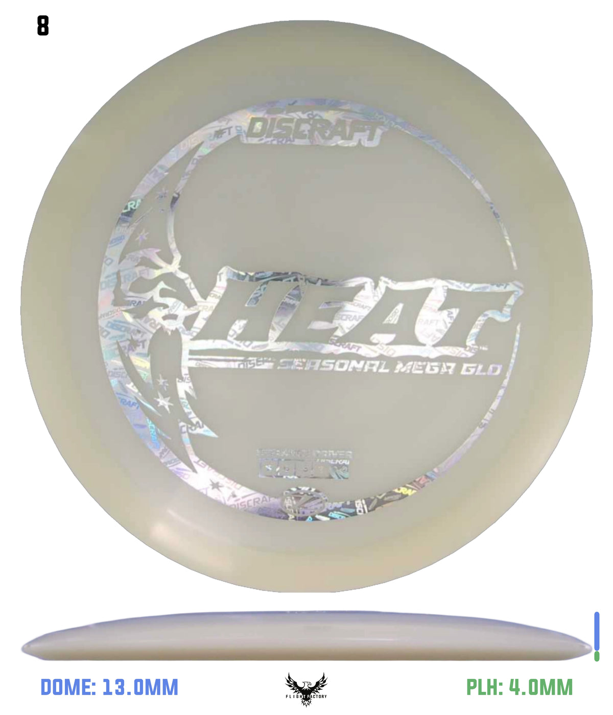 Discraft Seasonal Mega Glo Z Heat