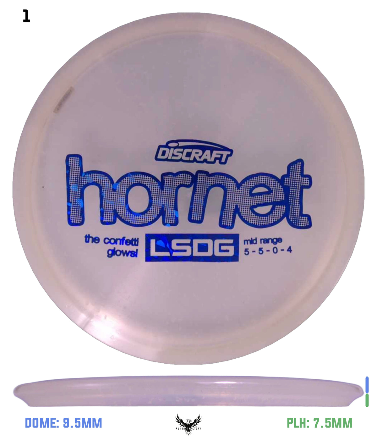 Discraft Glo Confetti CryZtal Hornet - Ledgestone 2026 Season 1