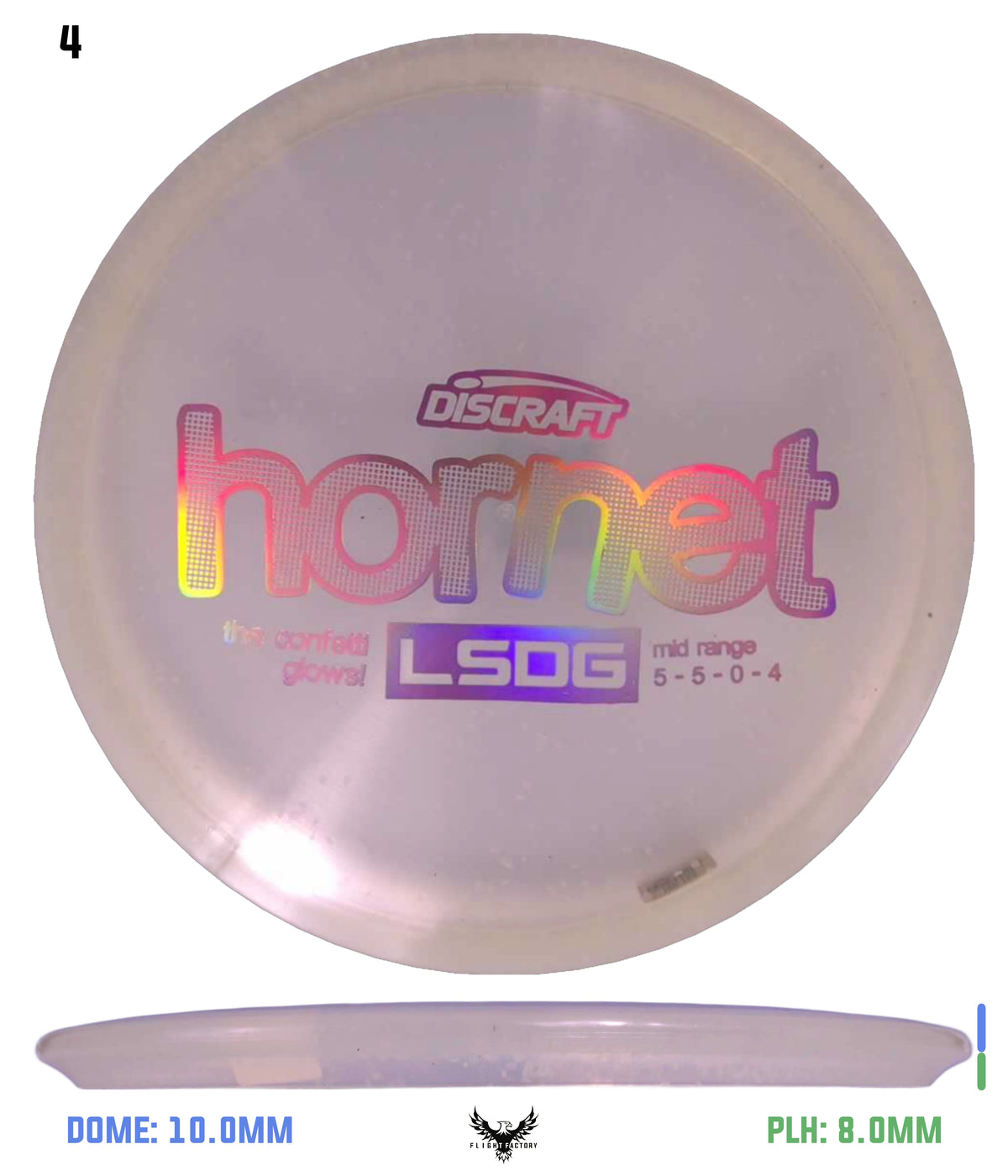 Discraft Glo Confetti CryZtal Hornet - Ledgestone 2026 Season 1
