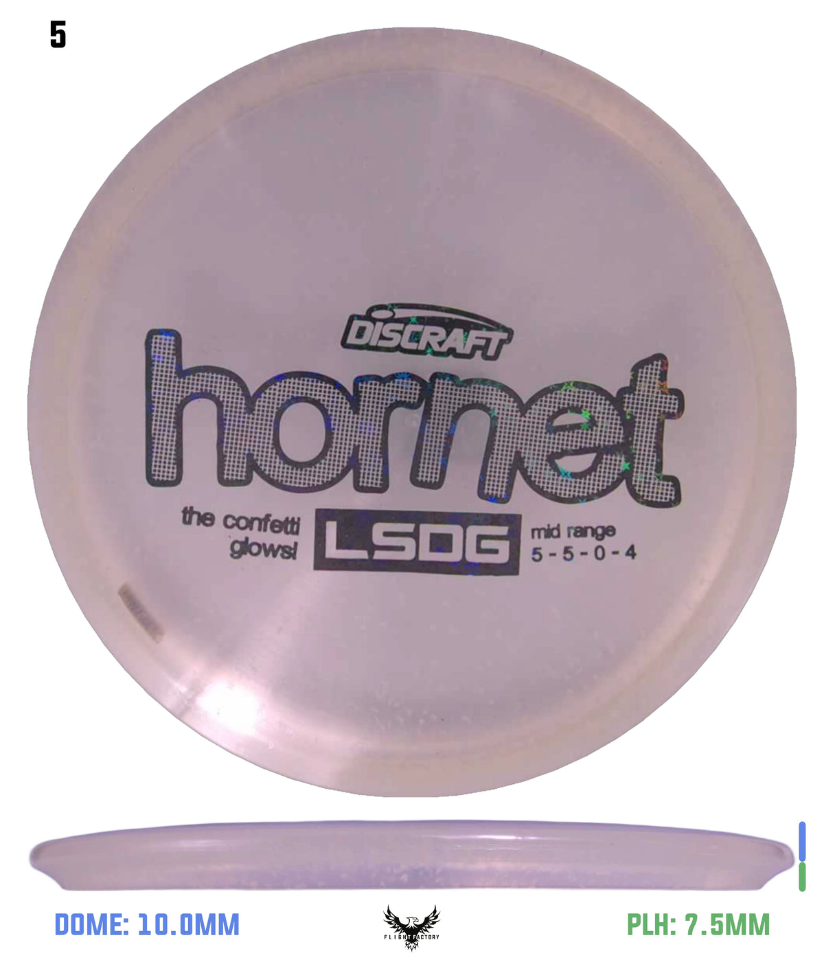 Discraft Glo Confetti CryZtal Hornet - Ledgestone 2026 Season 1
