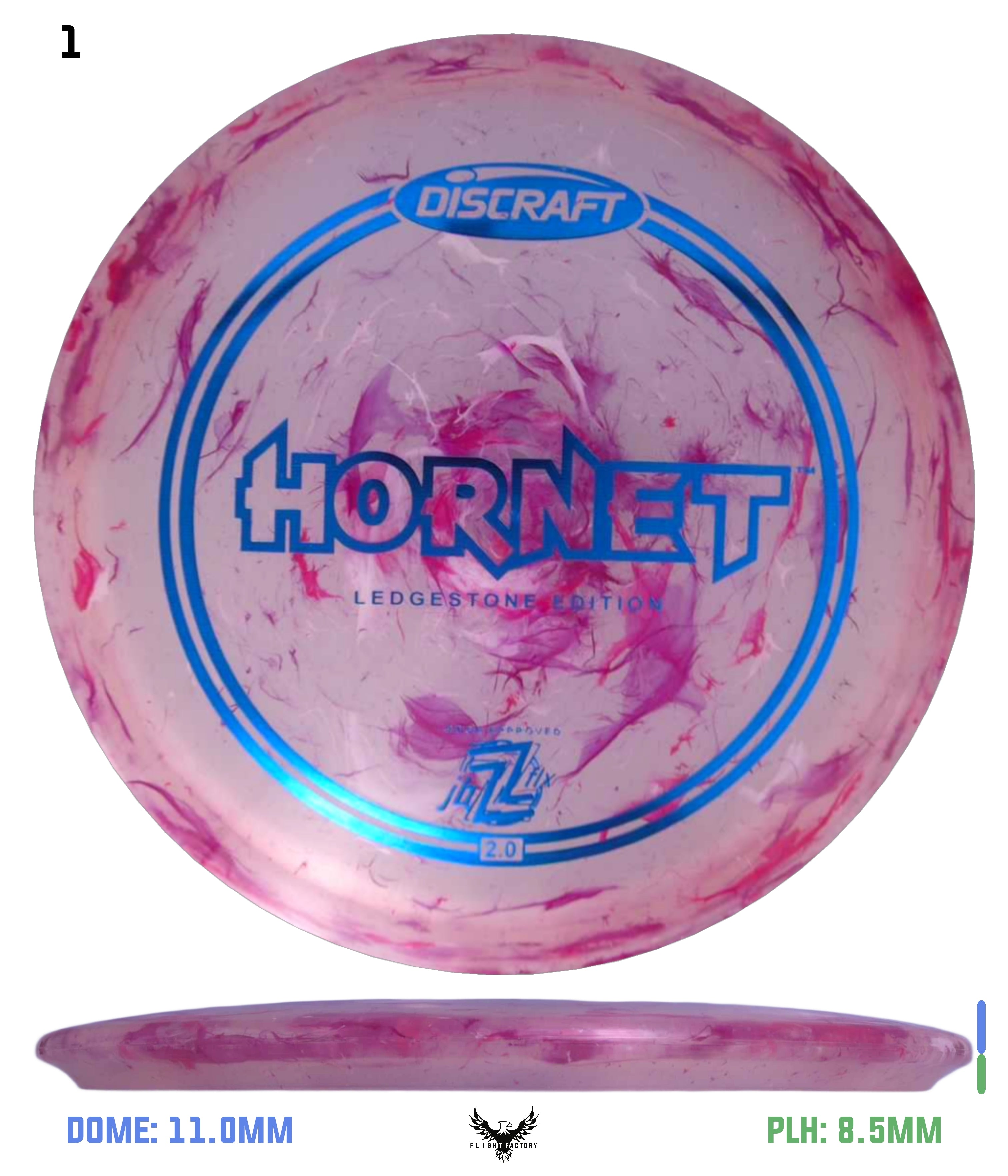 Discraft Jawbreaker Z FLX Hornet - Ledgestone 2025 Finale - Flight