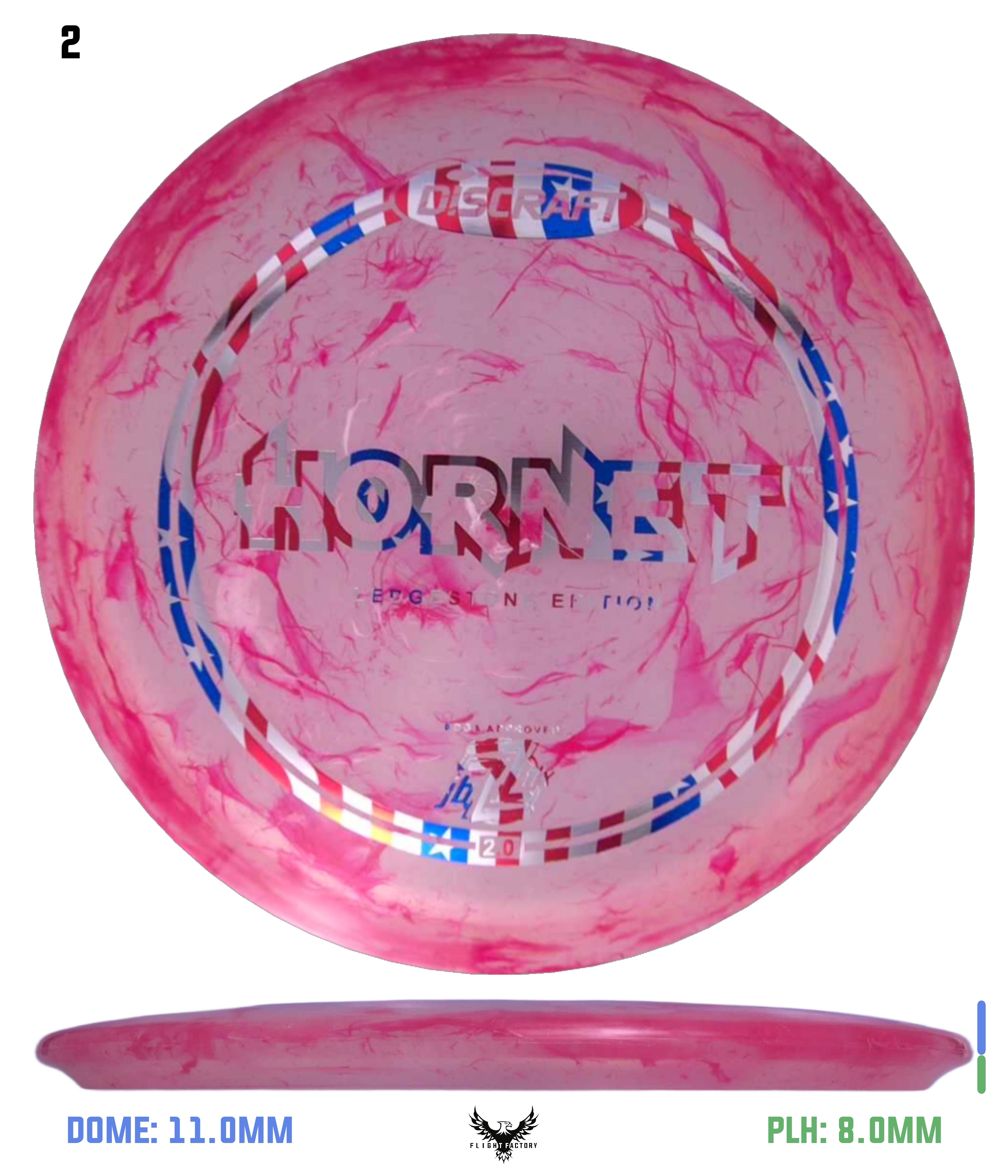 アメジスト Discraft Jawbreaker Z FLX Hornet - Ledgestone 2025 Finale - Flight
