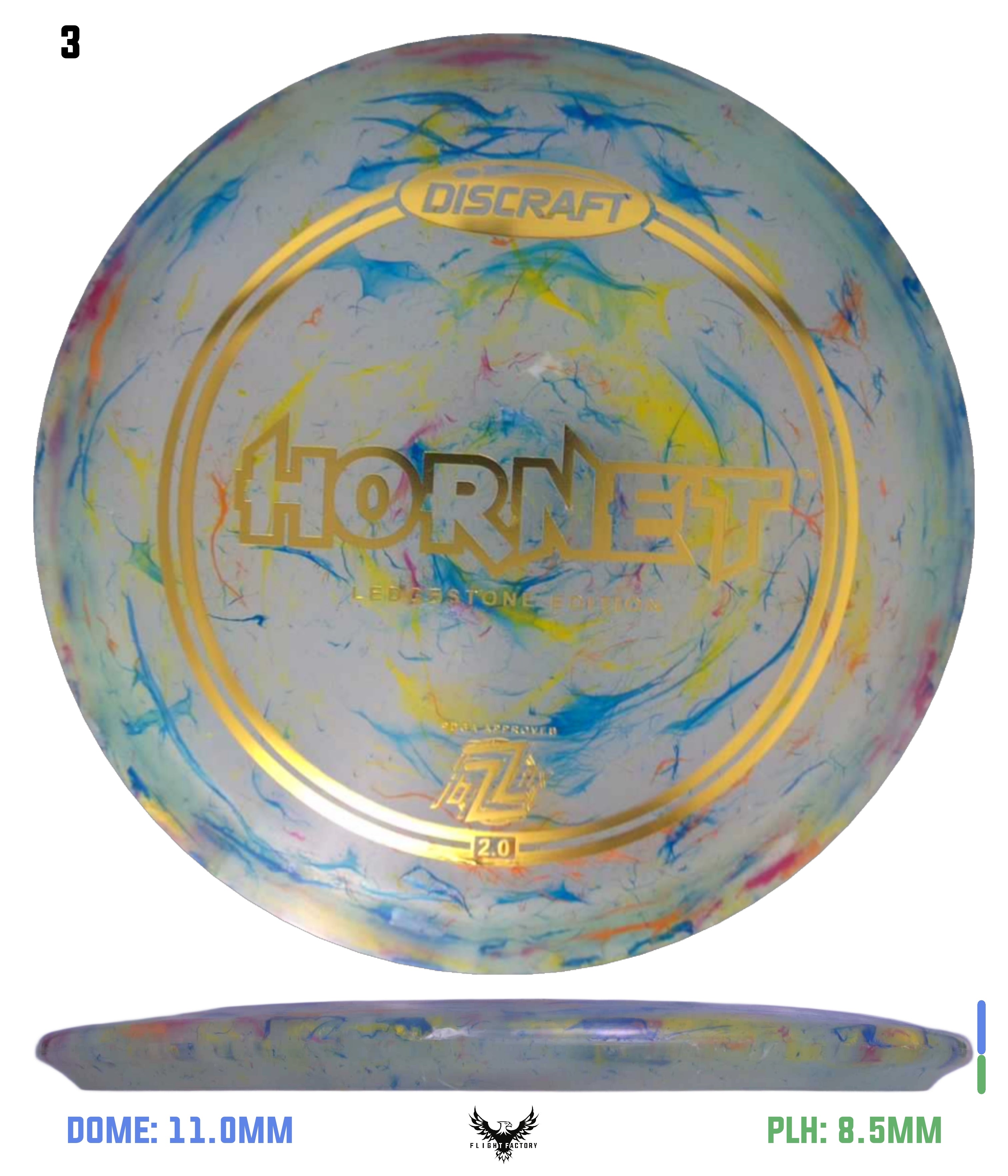 Discraft Jawbreaker Z FLX Hornet - Ledgestone 2025 Finale - Flight