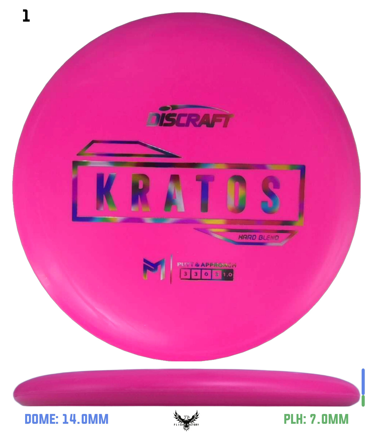 Discraft Paul McBeth Putter Line Kratos - Hard Blend