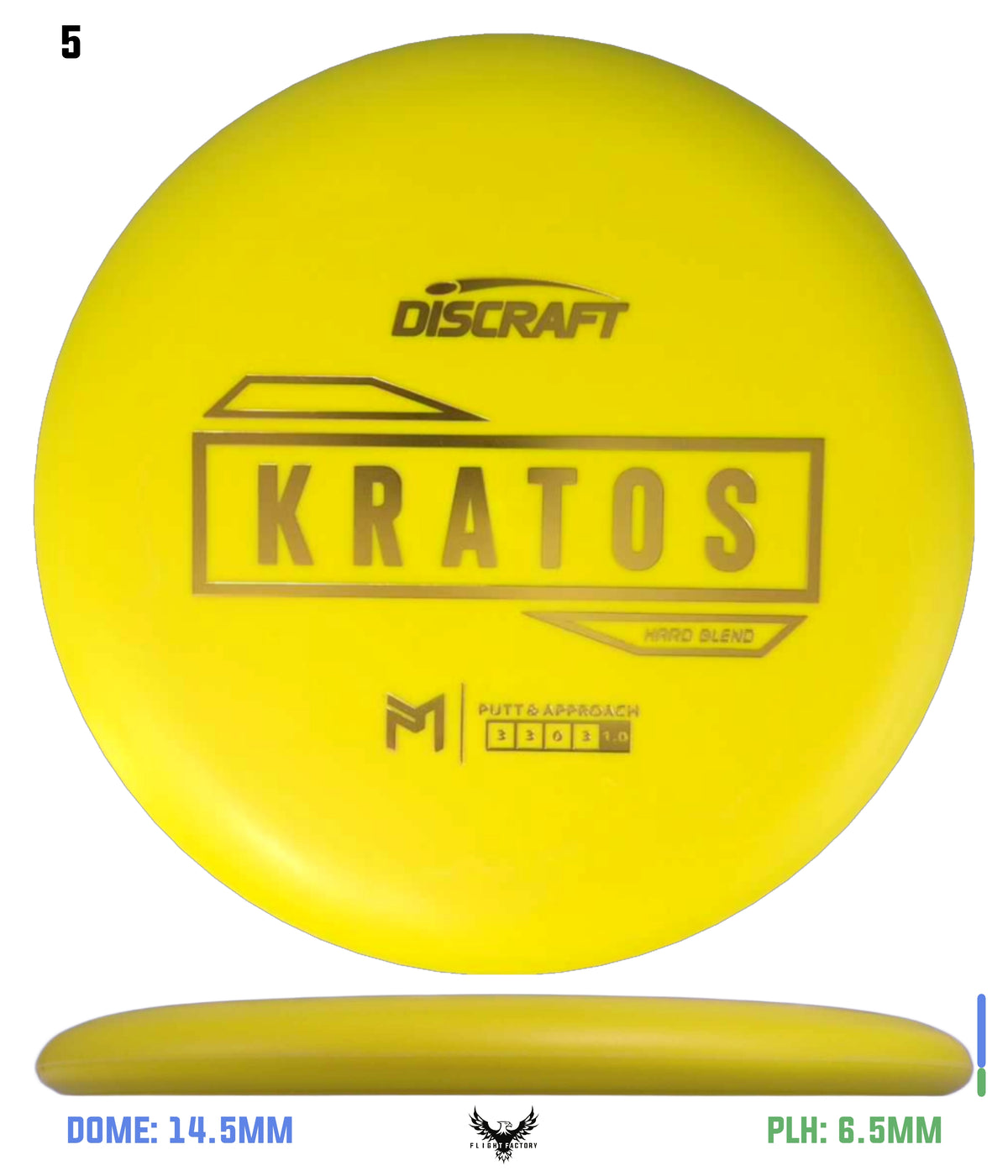 Discraft Paul McBeth Putter Line Kratos - Hard Blend