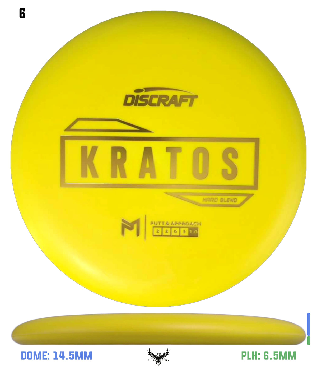 Discraft Paul McBeth Putter Line Kratos - Hard Blend