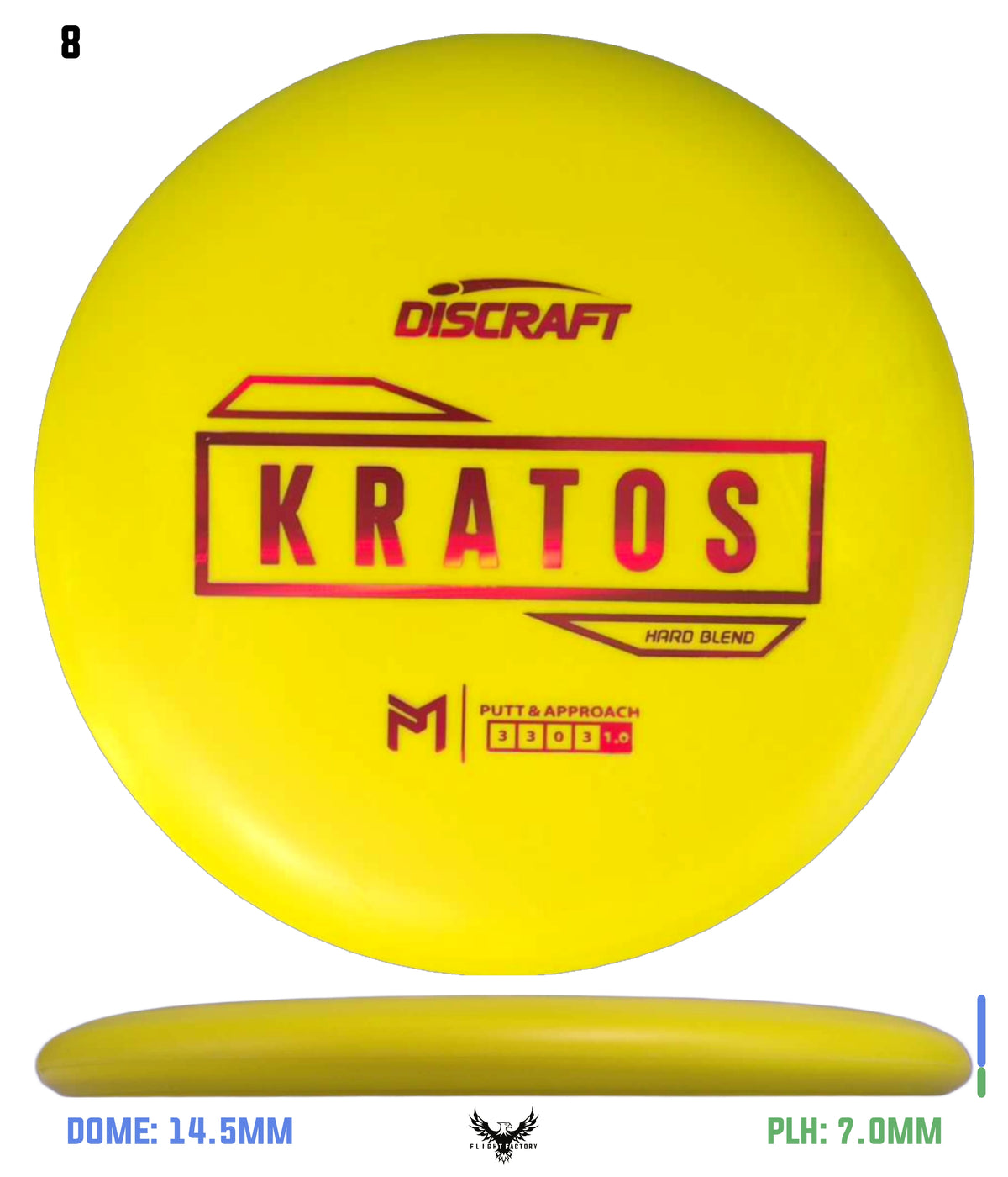 Discraft Paul McBeth Putter Line Kratos - Hard Blend