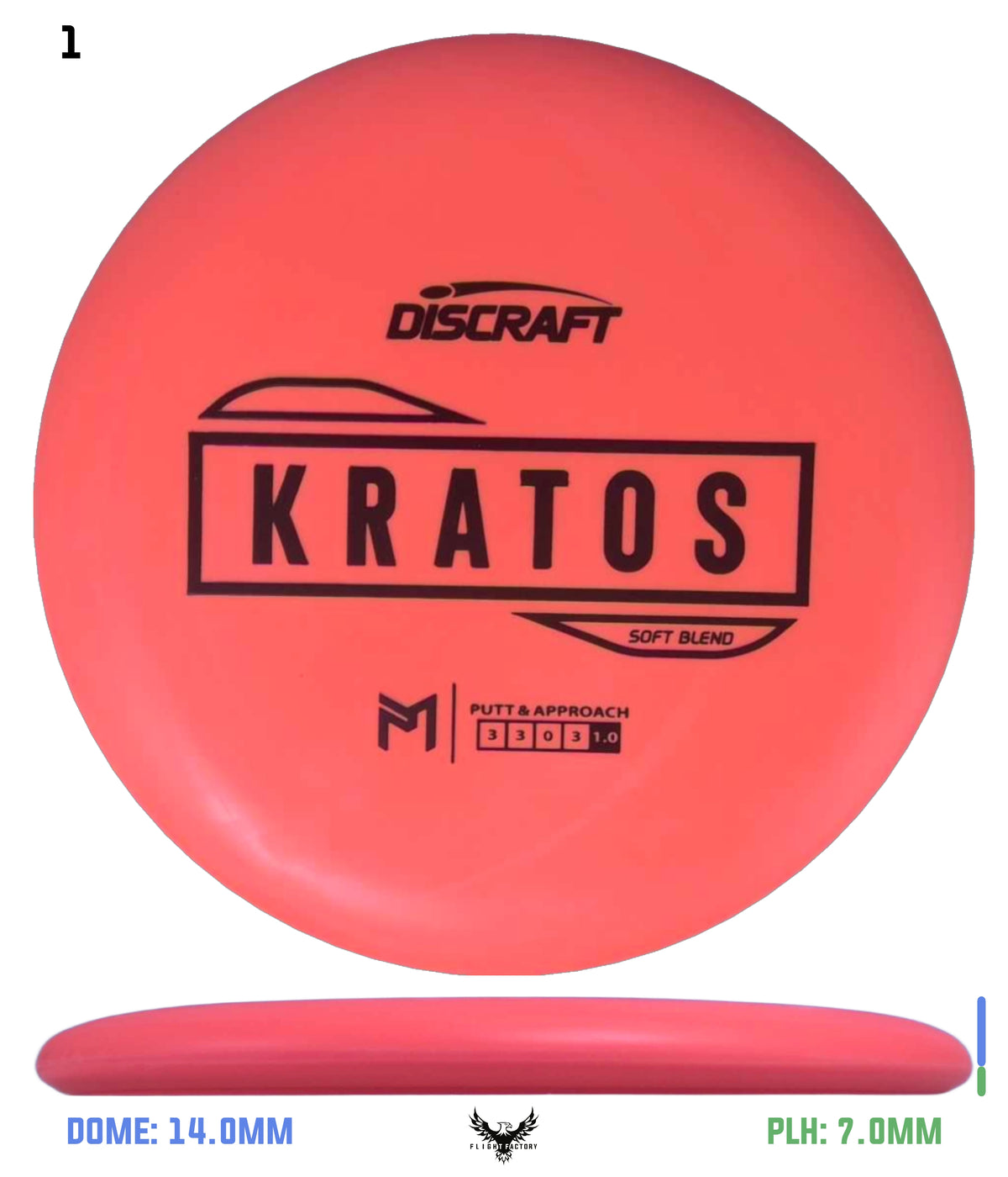 Discraft Paul McBeth Putter Line Kratos - Soft Blend