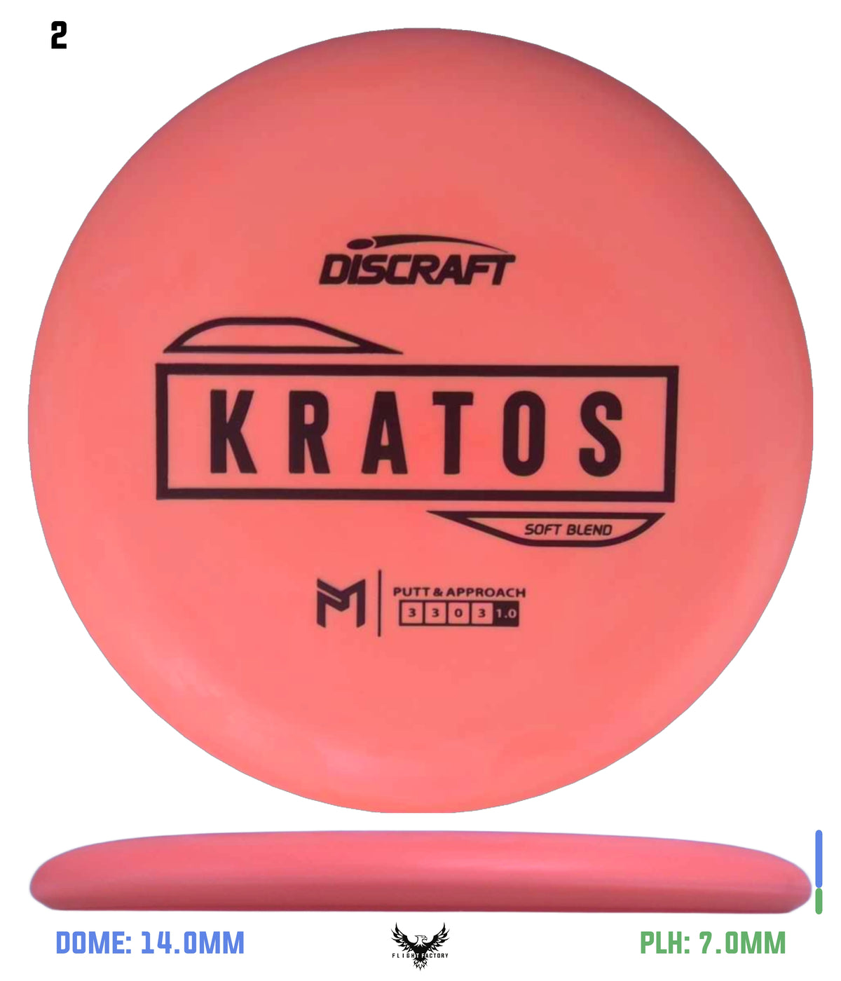 Discraft Paul McBeth Putter Line Kratos - Soft Blend